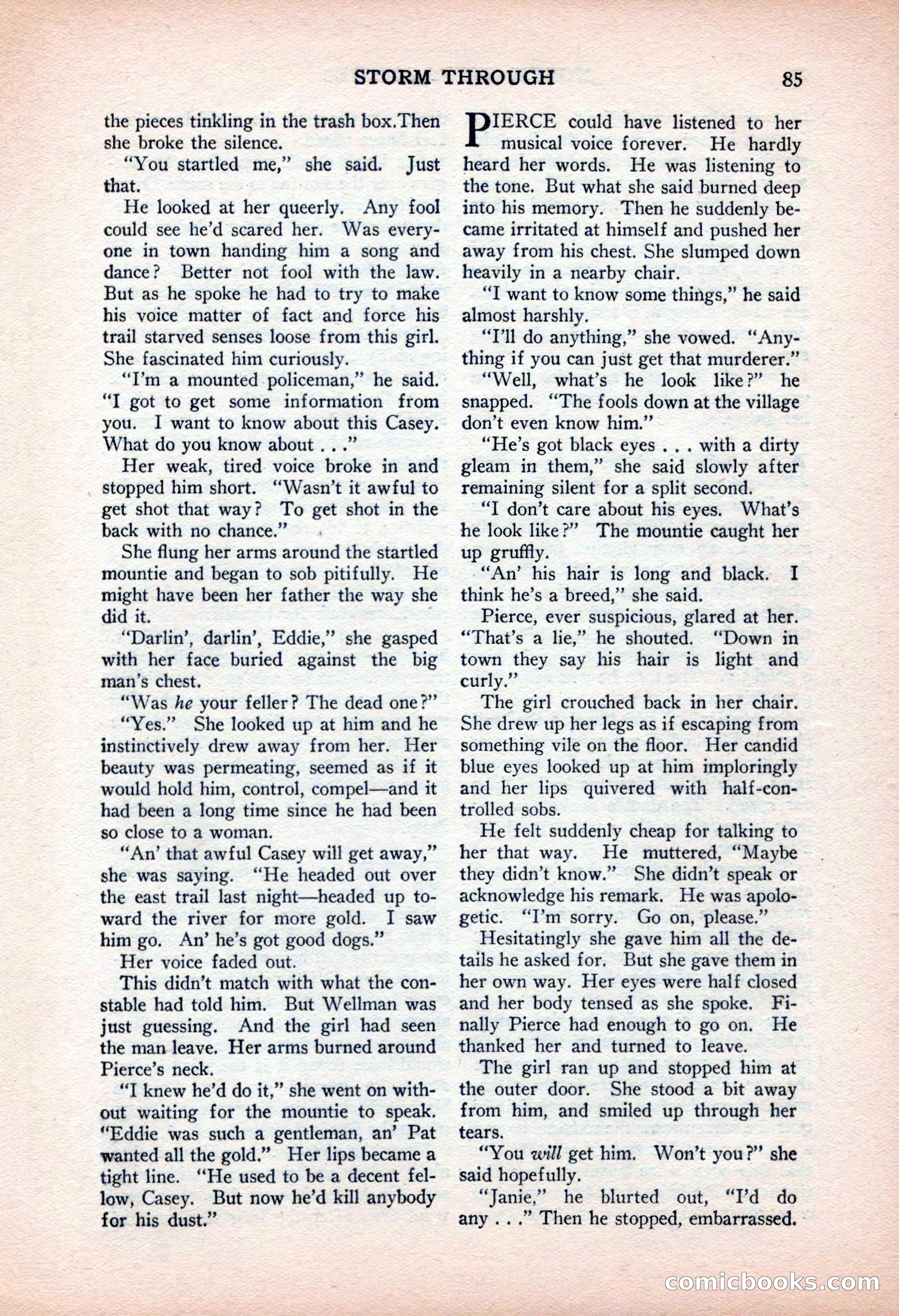 North-West Stories, February 1932 — page 87 of 132
