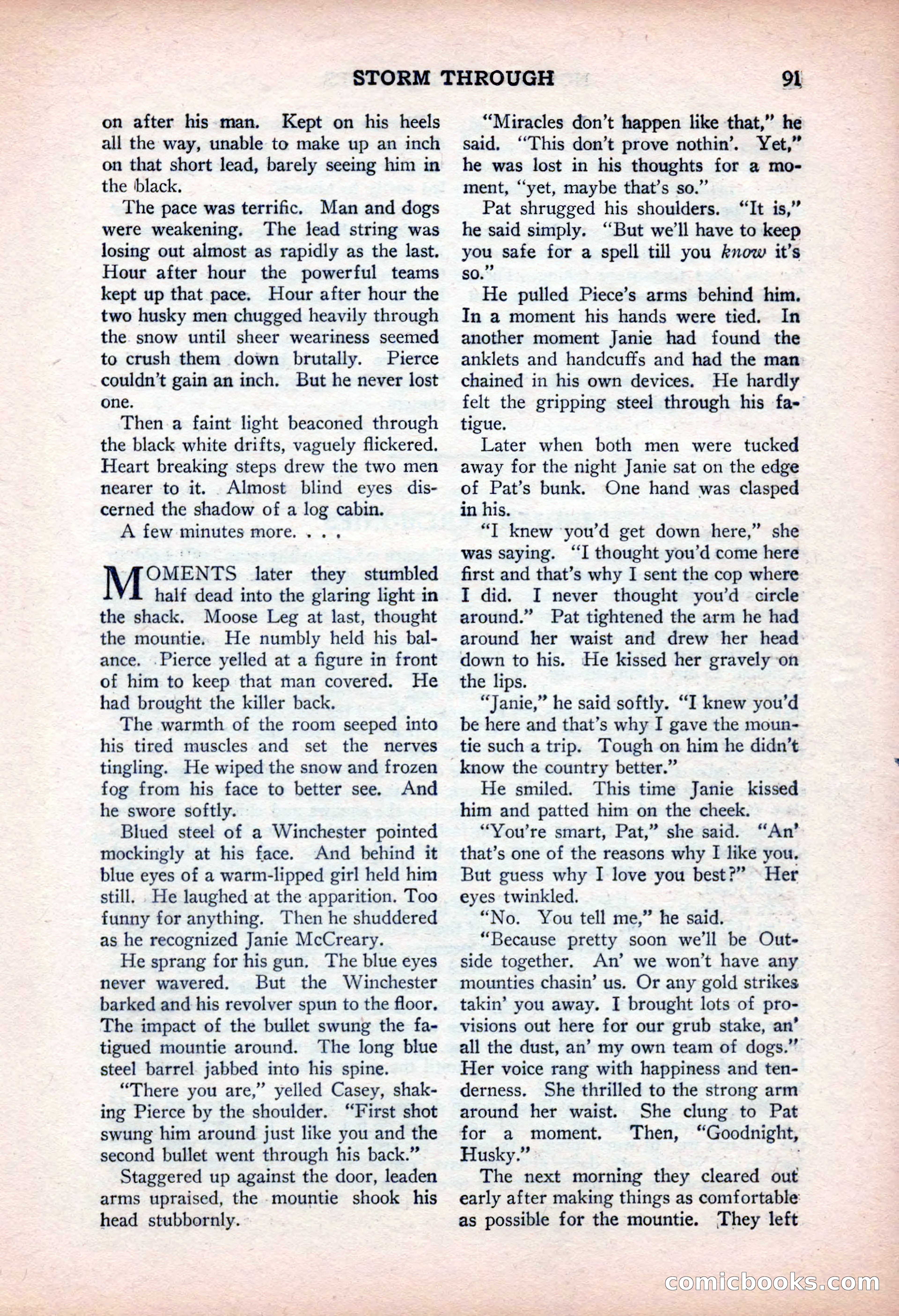 North-West Stories, February 1932 — page 93 of 132