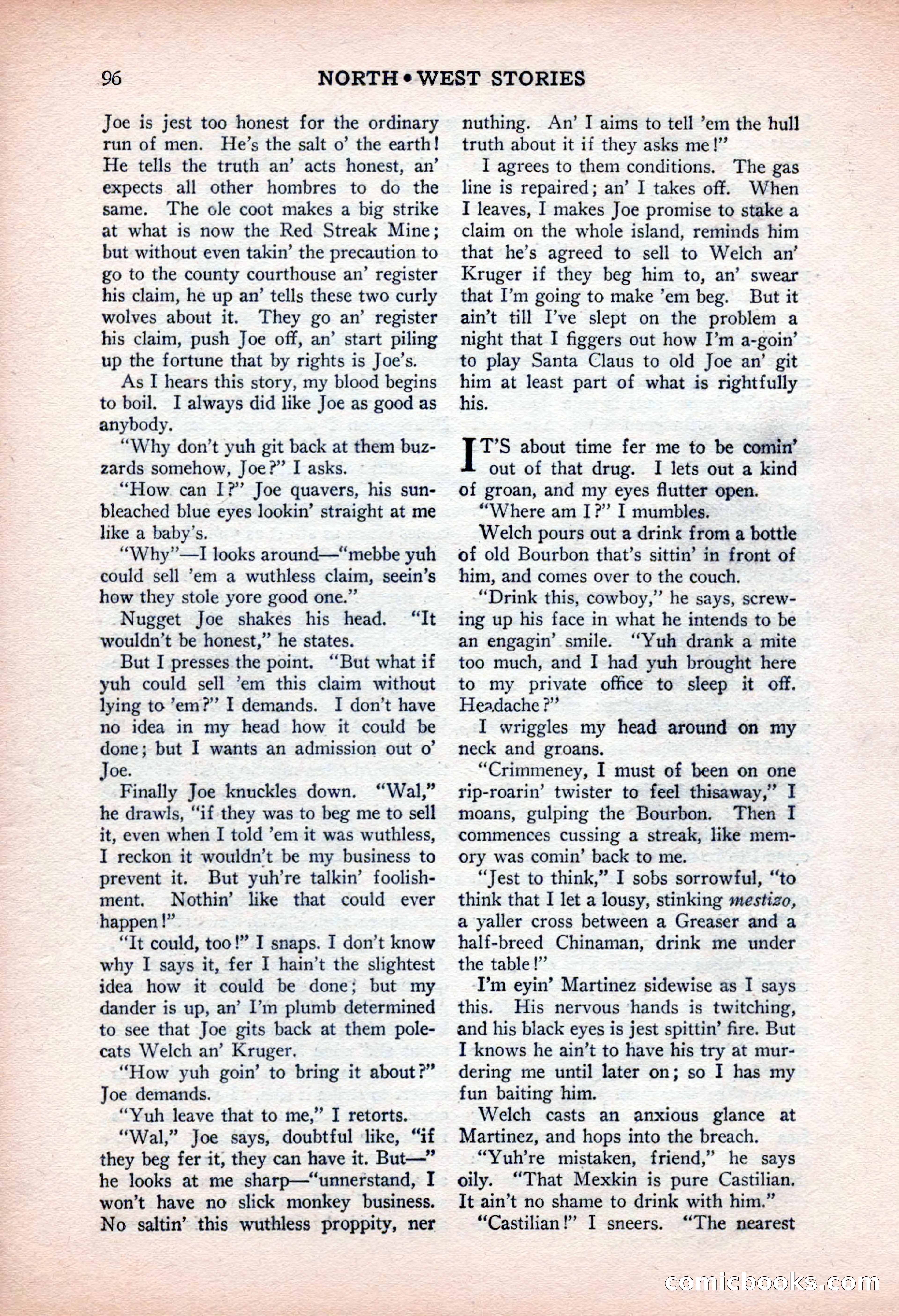 North-West Stories, February 1932 — page 98 of 132