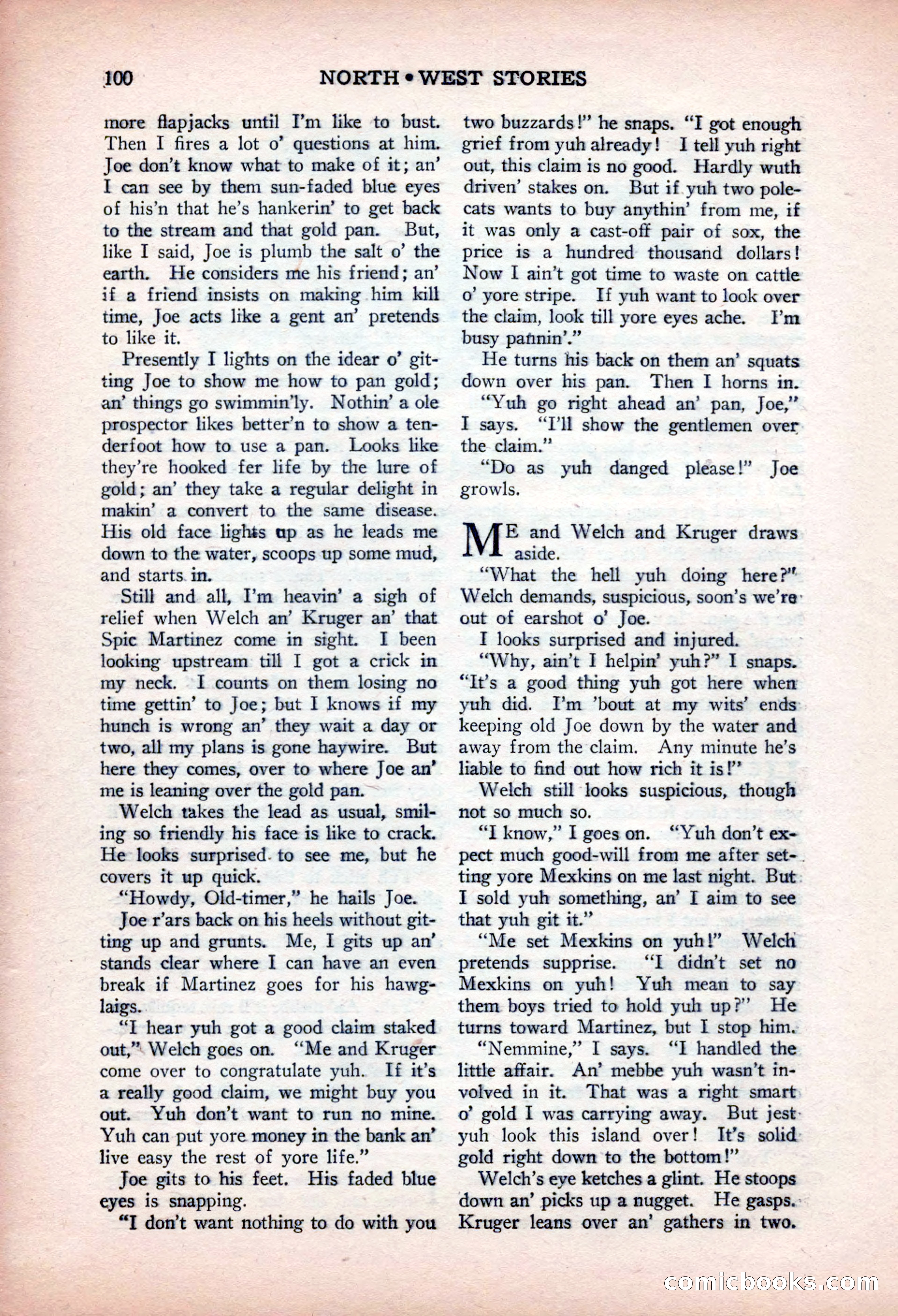North-West Stories, February 1932 — page 102 of 132