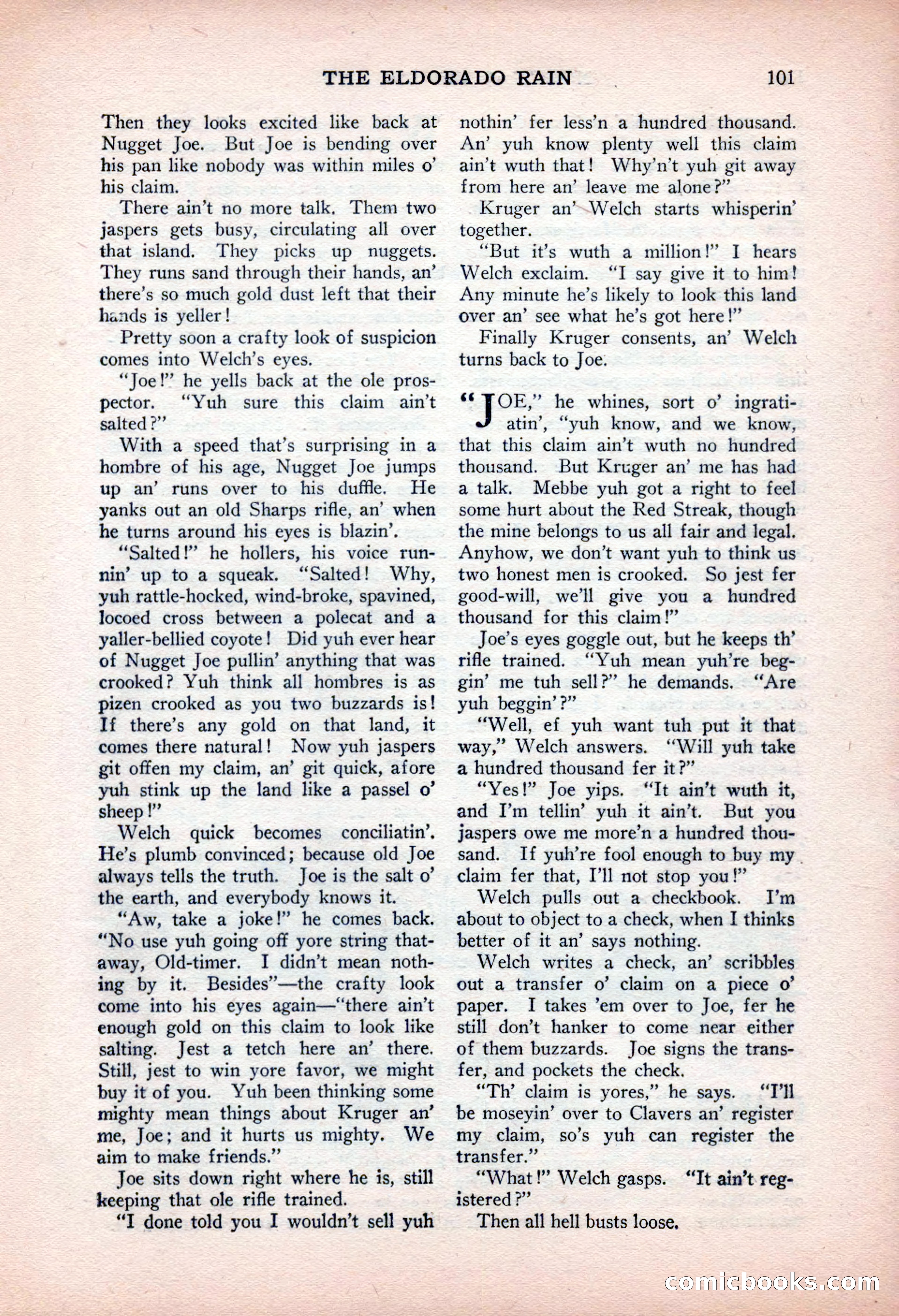 North-West Stories, February 1932 — page 103 of 132