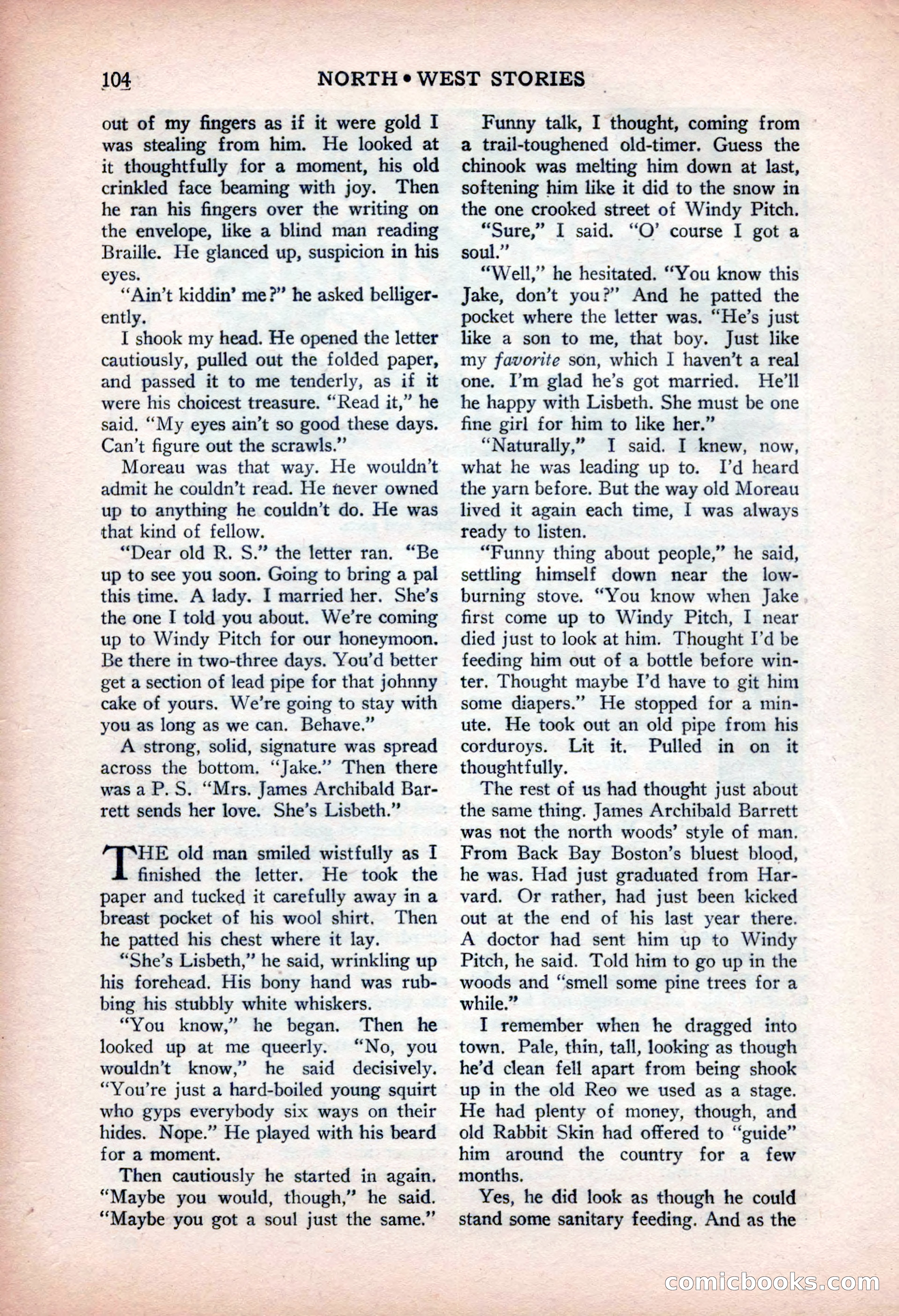 North-West Stories, February 1932 — page 106 of 132