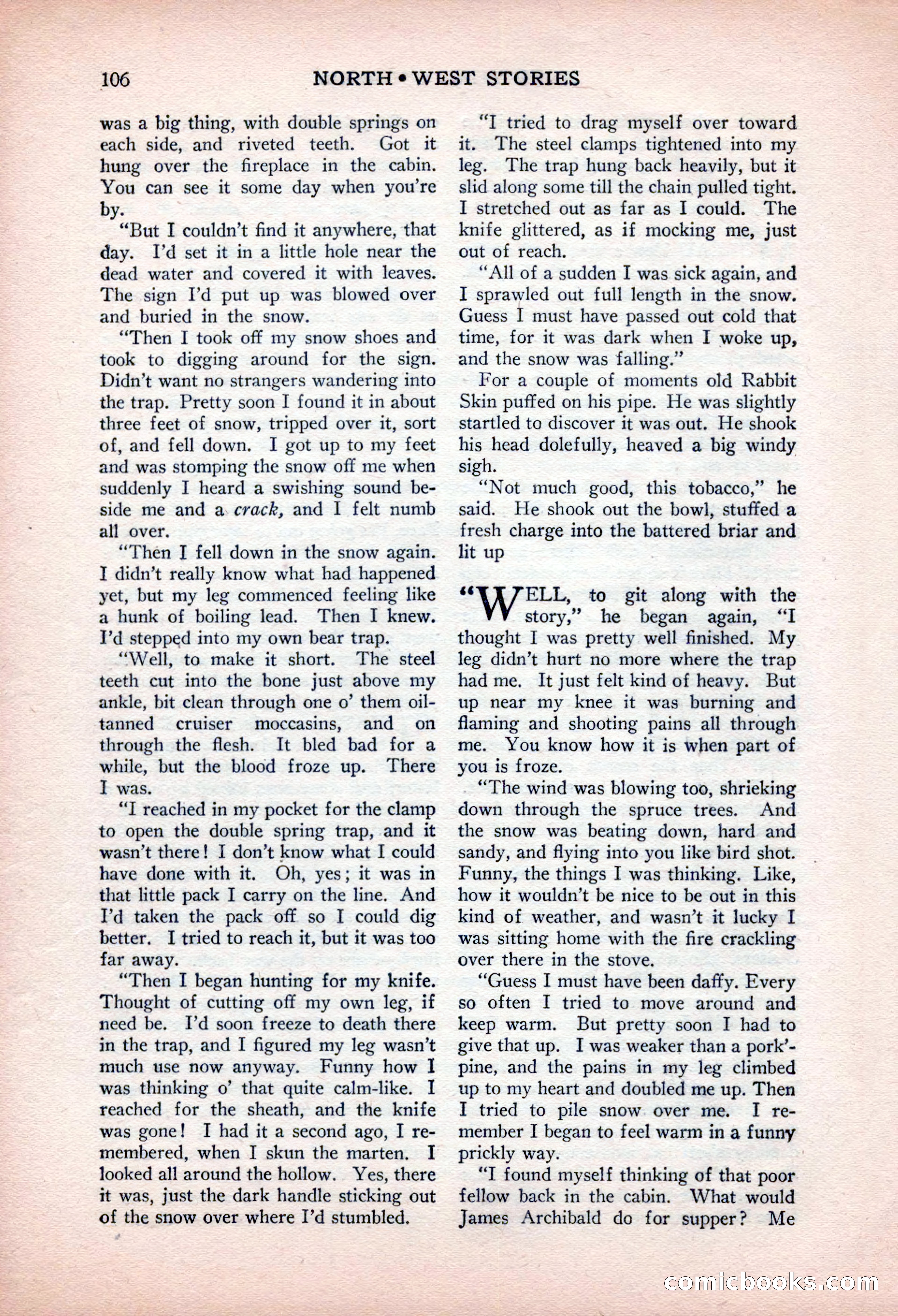 North-West Stories, February 1932 — page 108 of 132