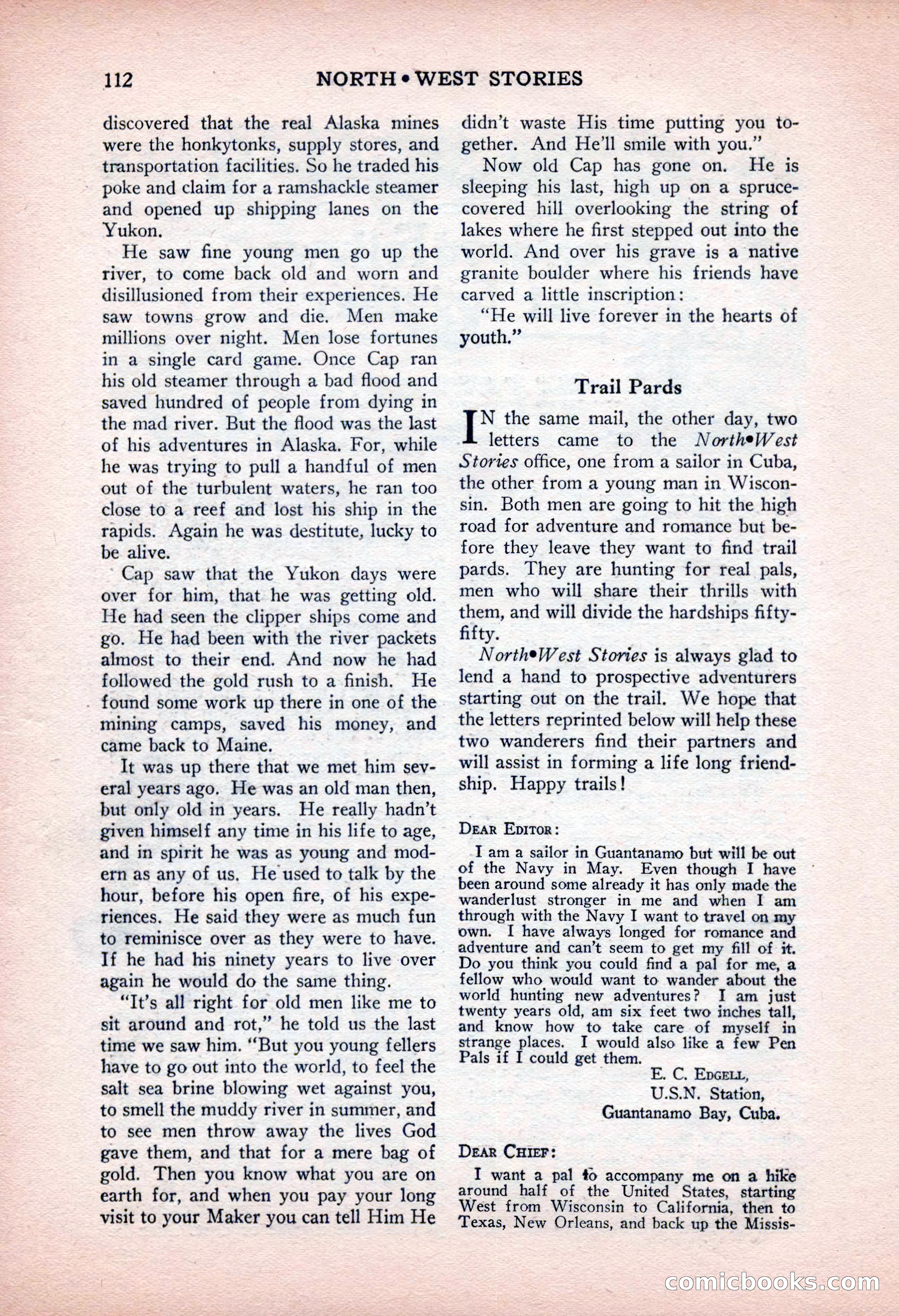 North-West Stories, February 1932 — page 114 of 132