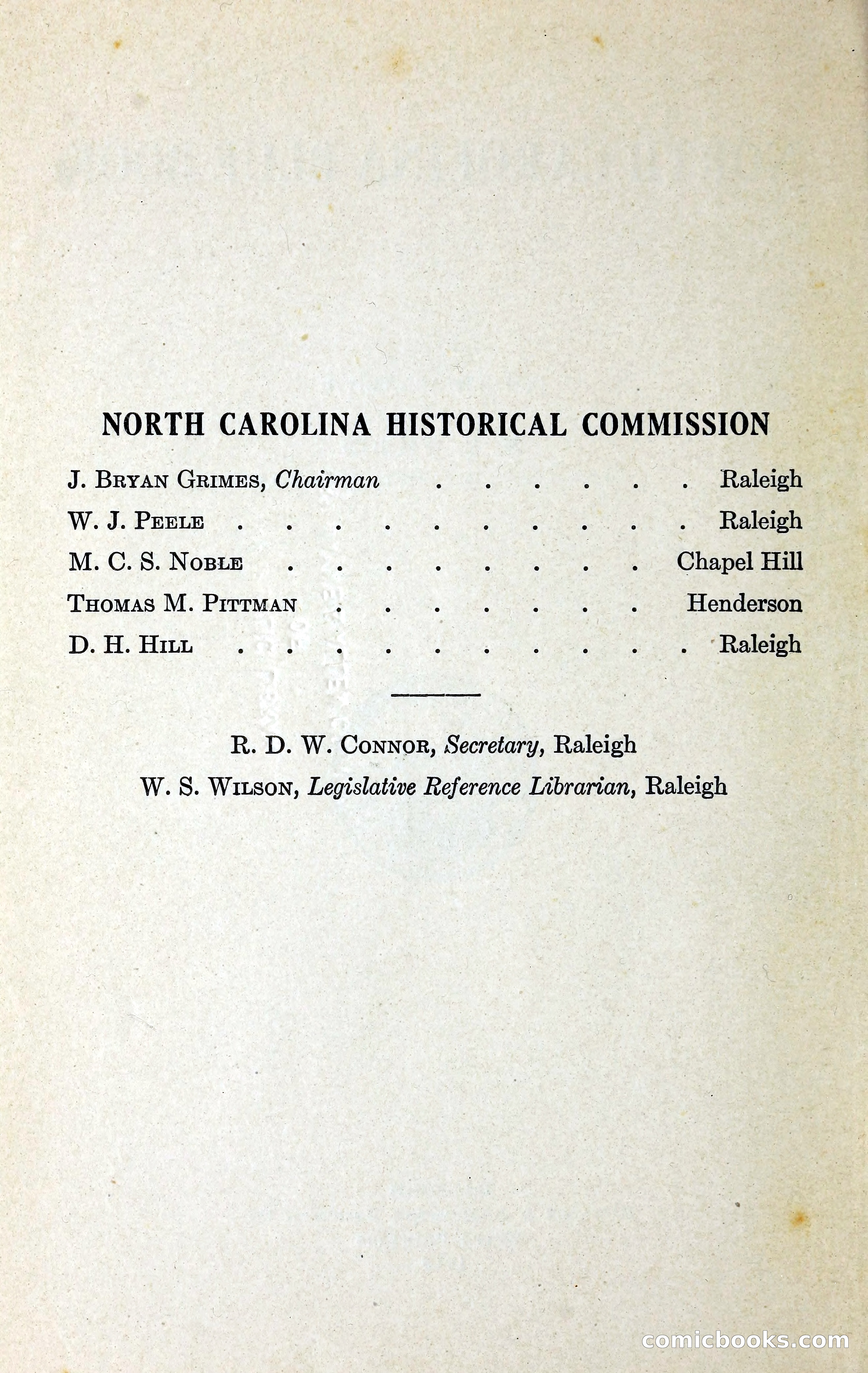 North Carolina Blue Book — page 7 of 329