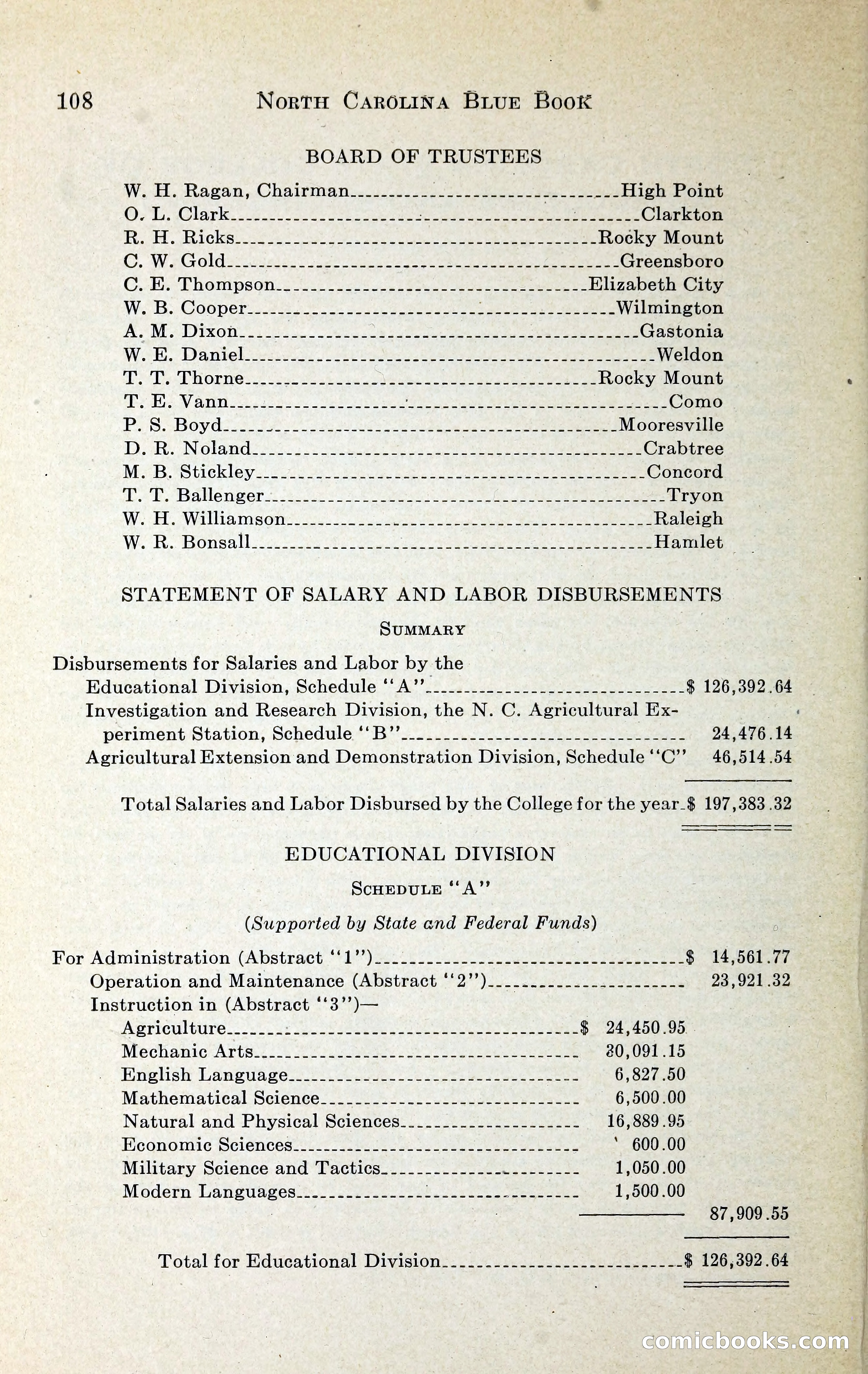 North Carolina Blue Book — page 121 of 329