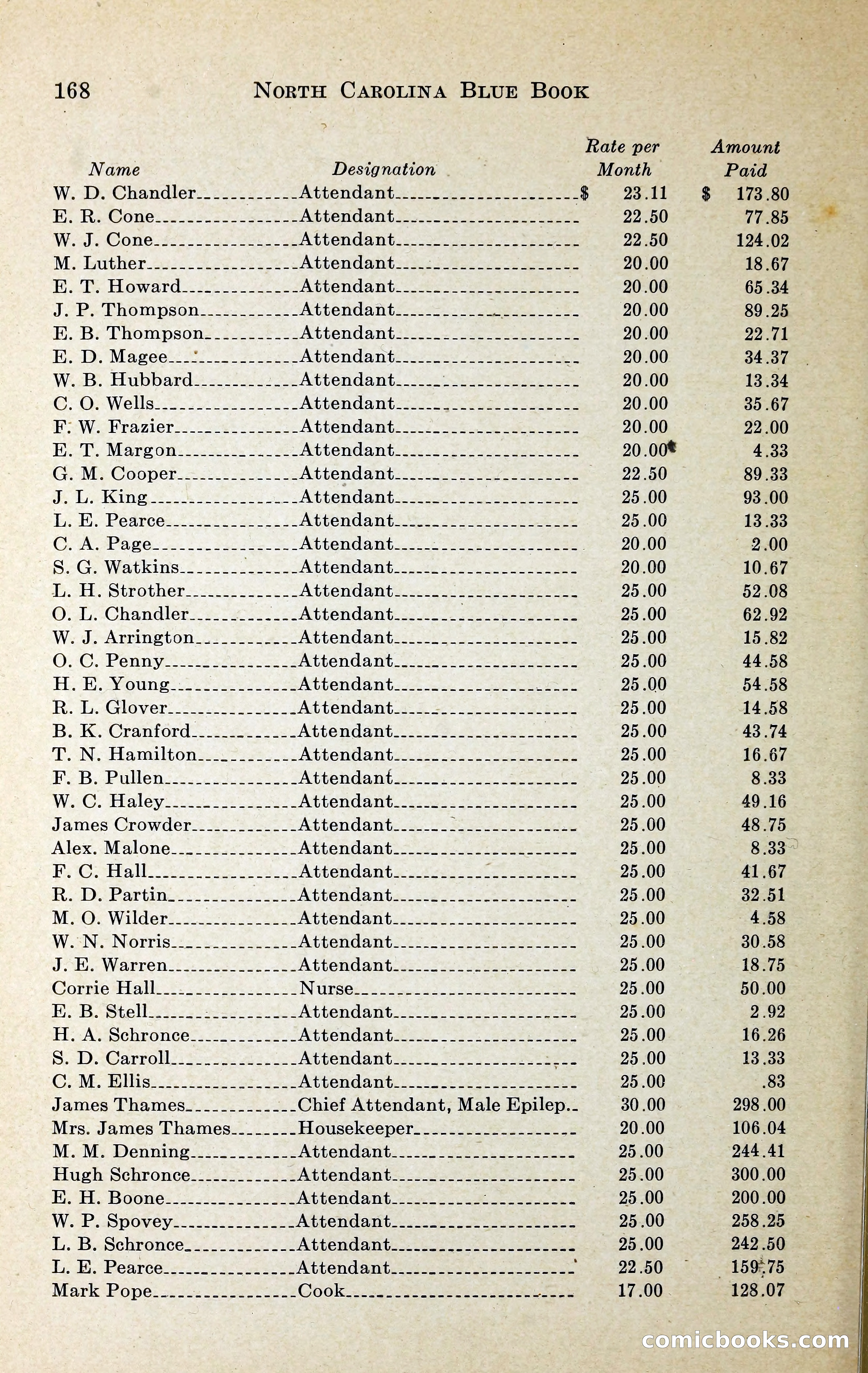 North Carolina Blue Book — page 181 of 329