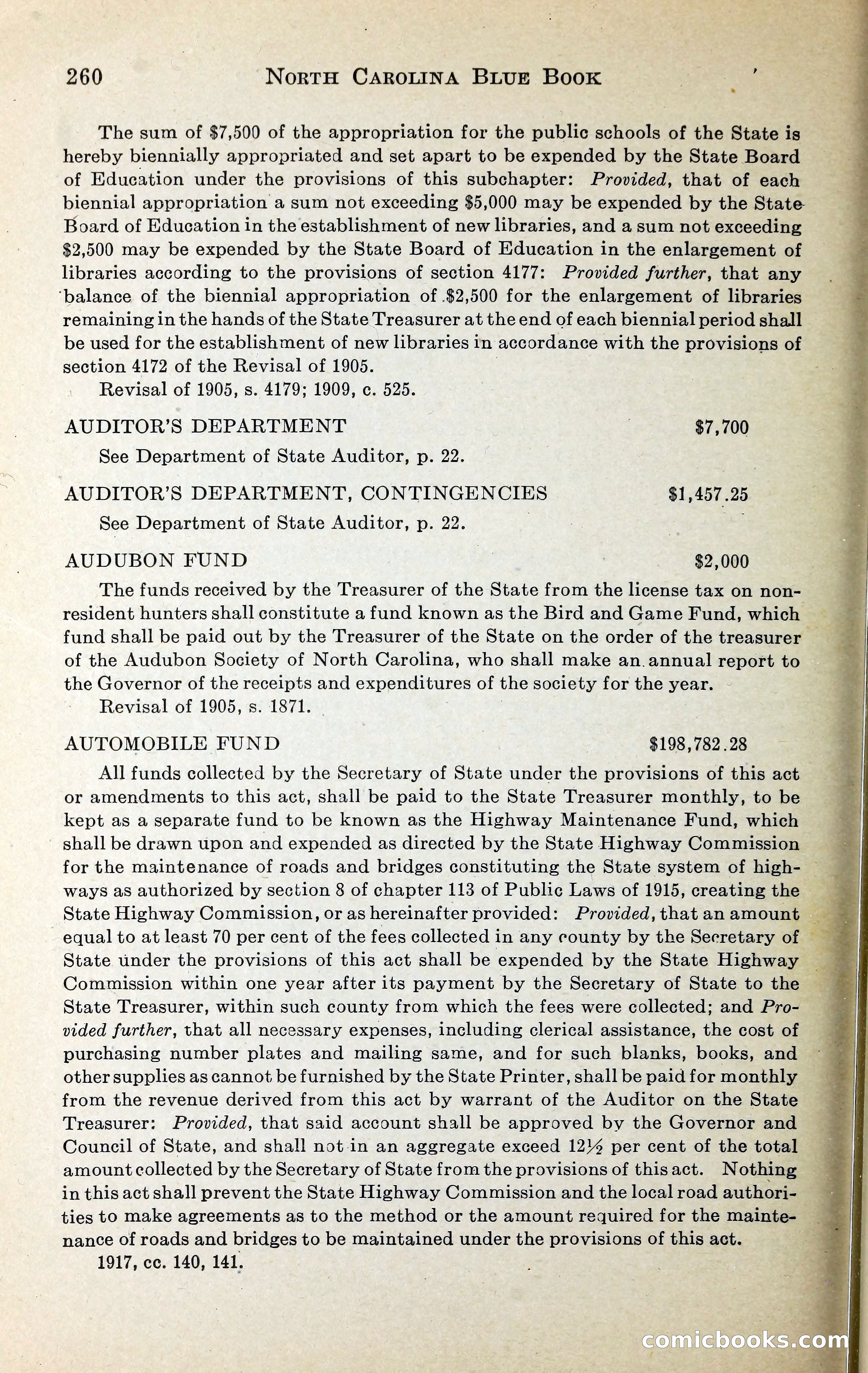 North Carolina Blue Book — page 273 of 329