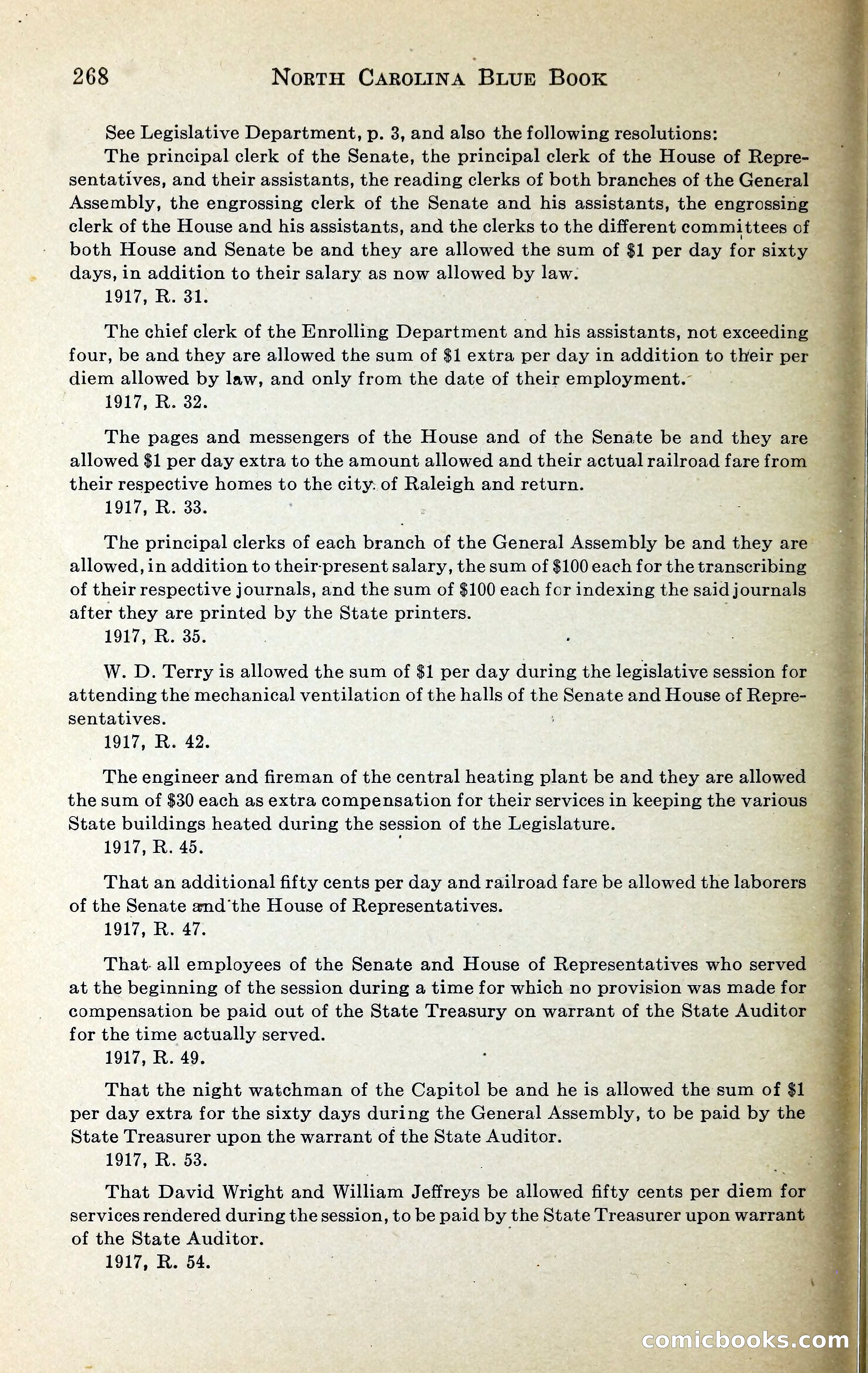 North Carolina Blue Book — page 281 of 329