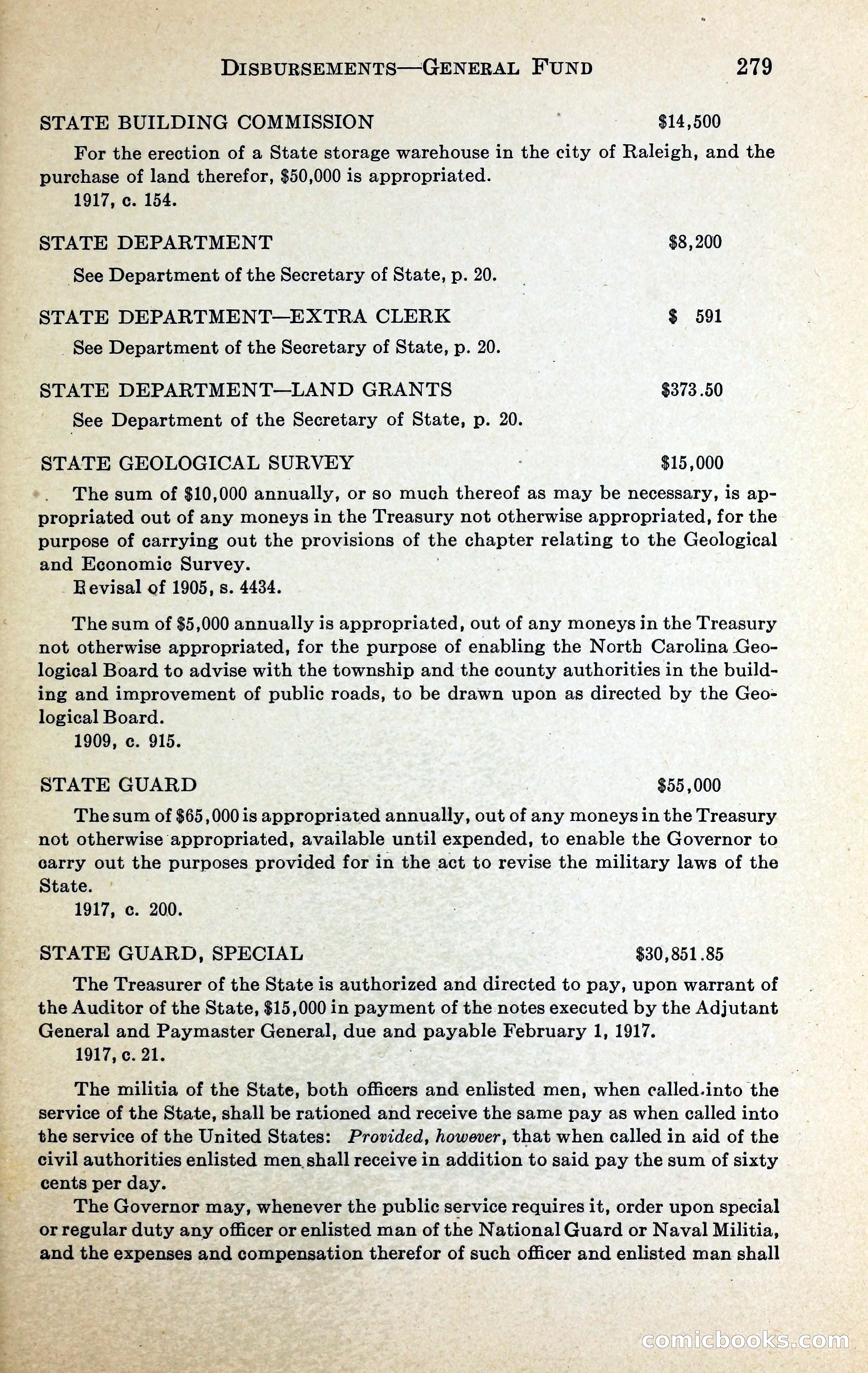 North Carolina Blue Book — page 292 of 329
