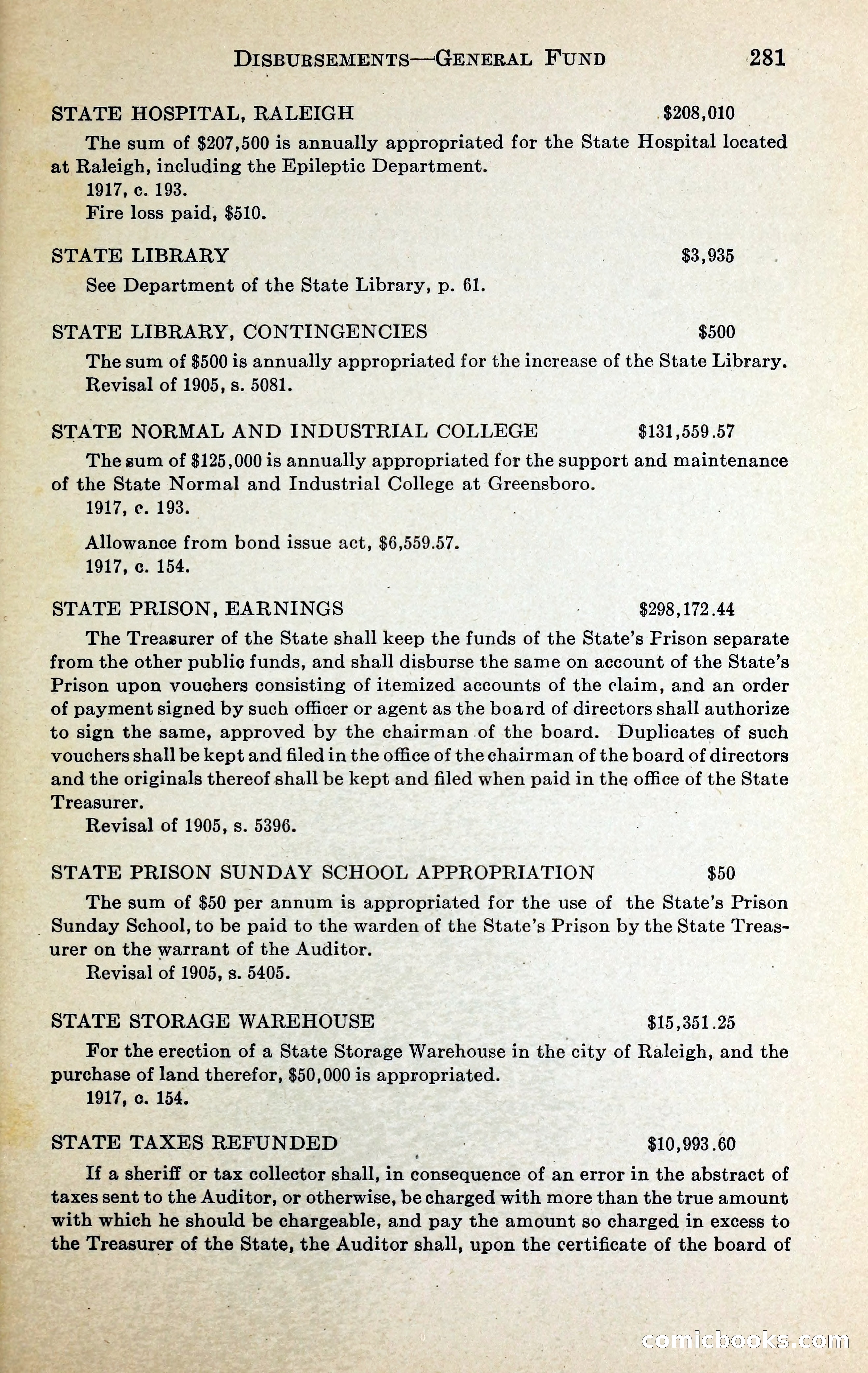 North Carolina Blue Book — page 294 of 329