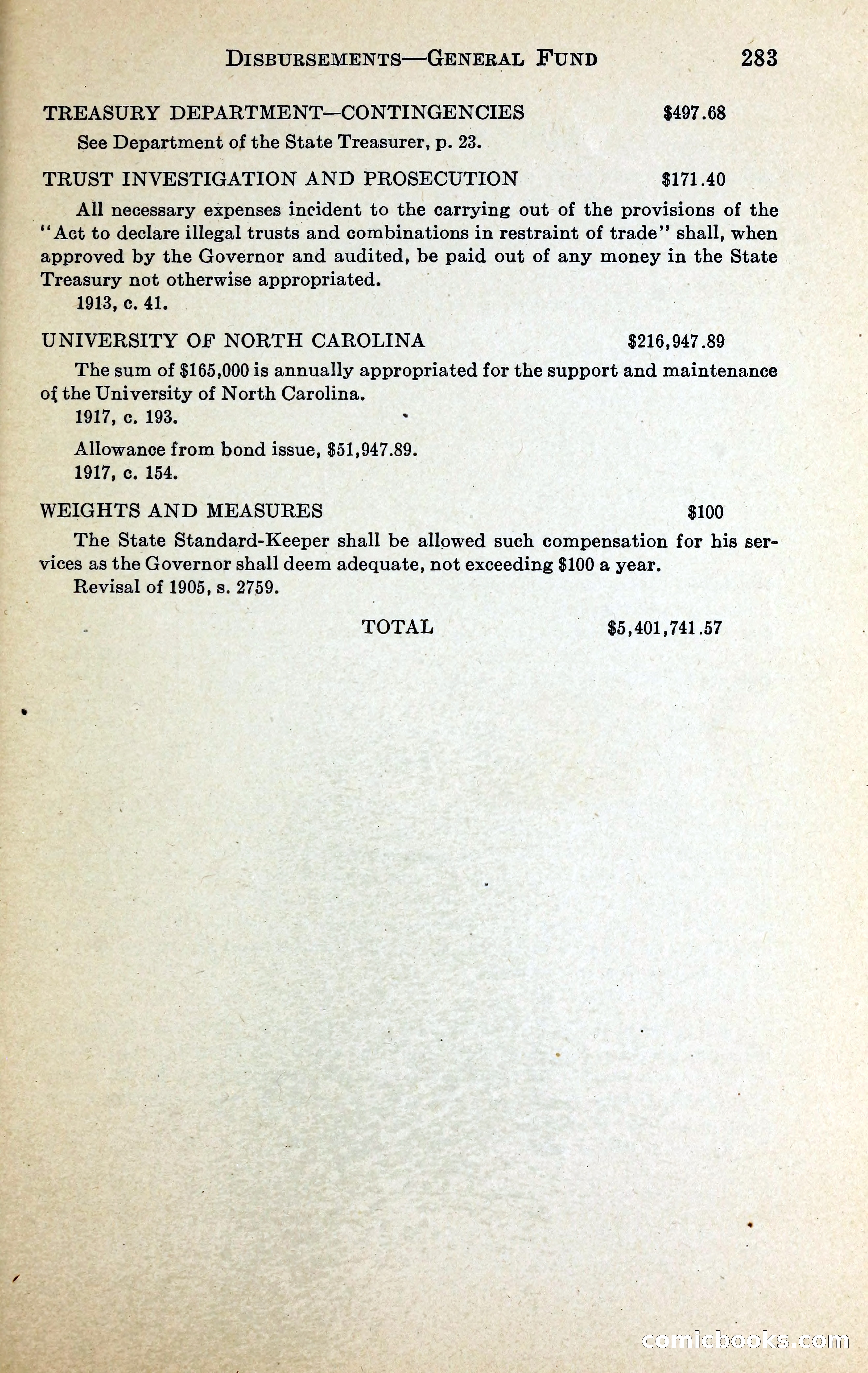 North Carolina Blue Book — page 296 of 329