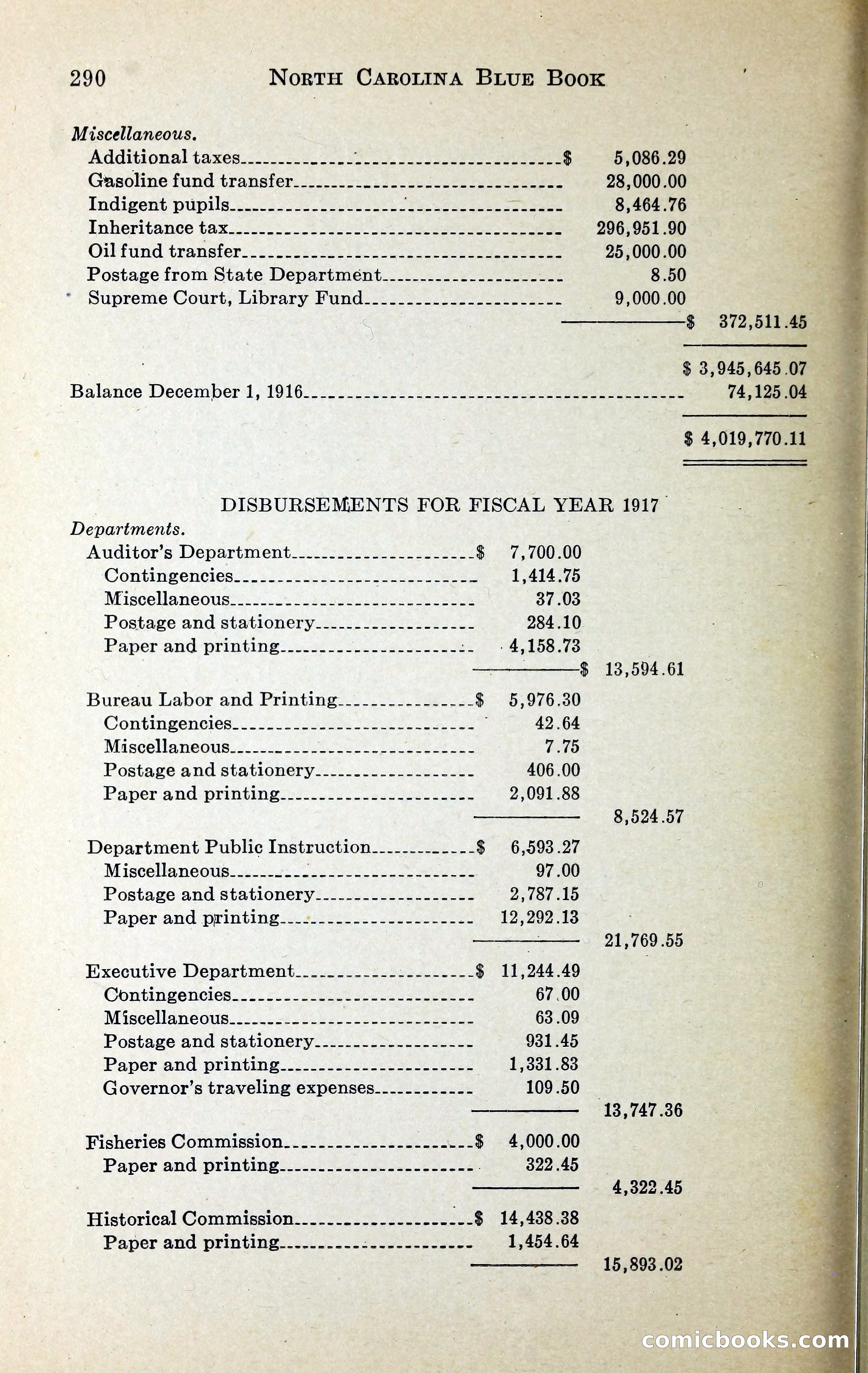 North Carolina Blue Book — page 303 of 329