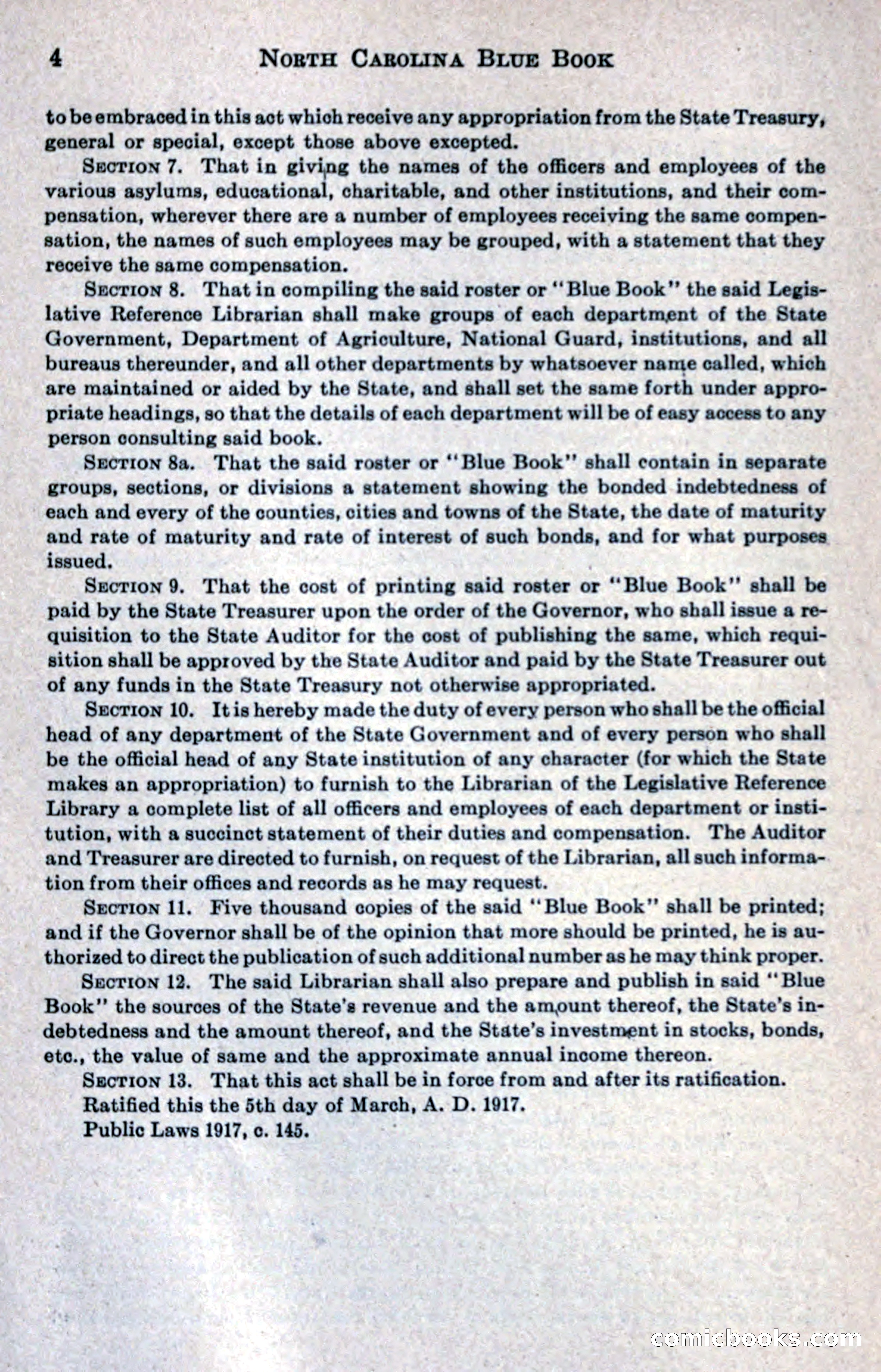 North Carolina Blue Book — page 8 of 327