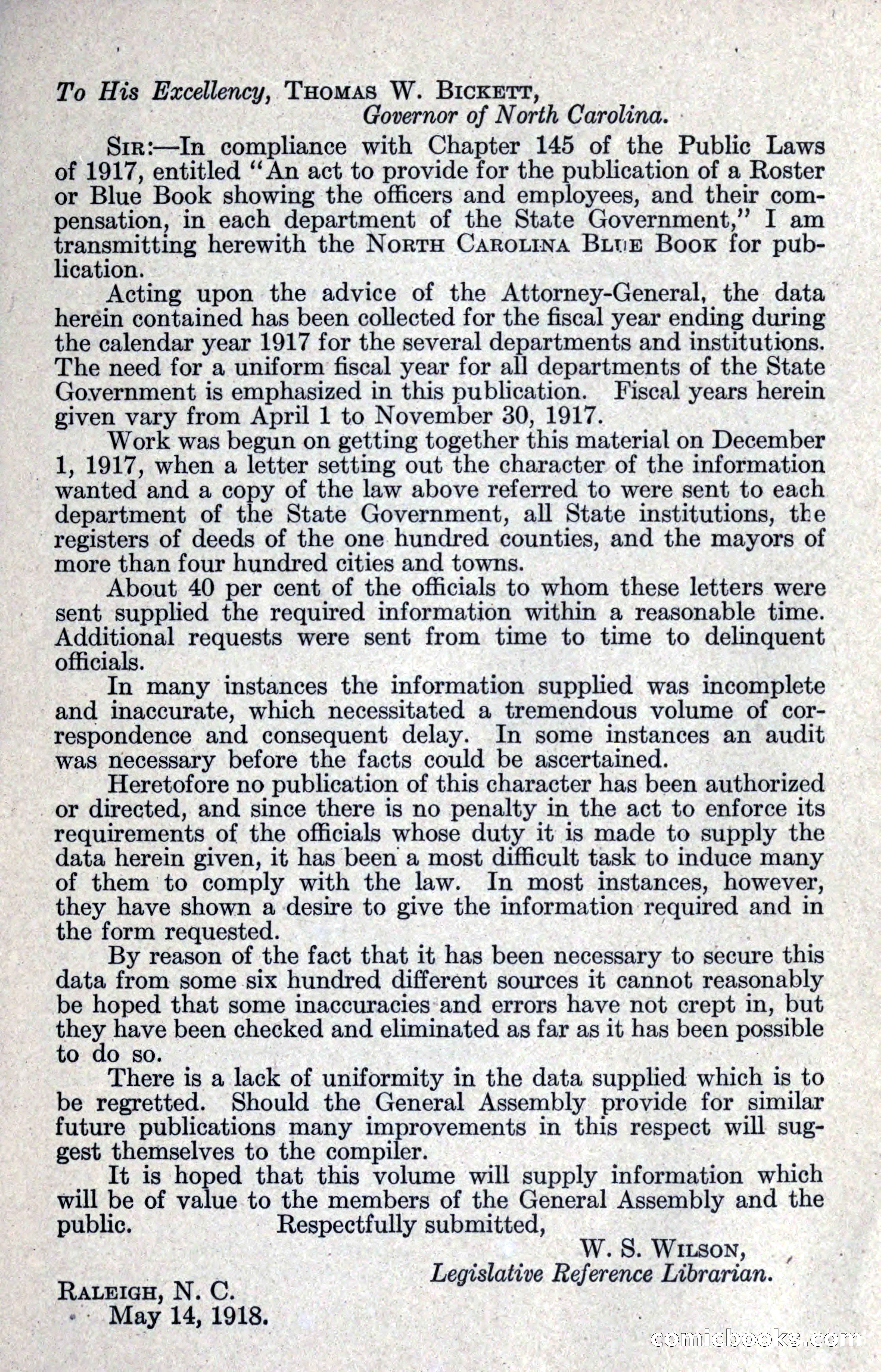 North Carolina Blue Book — page 9 of 327