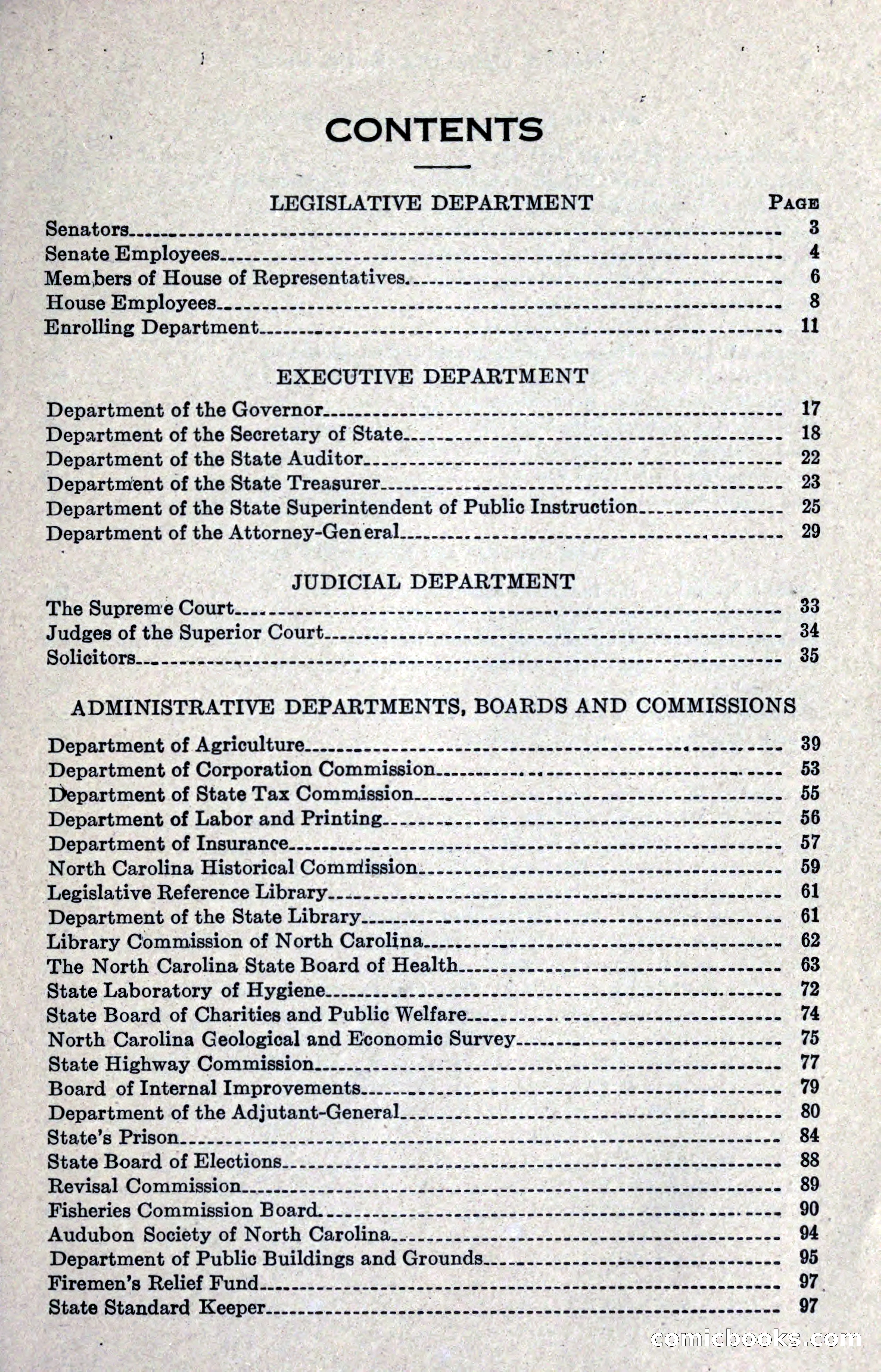North Carolina Blue Book — page 11 of 327