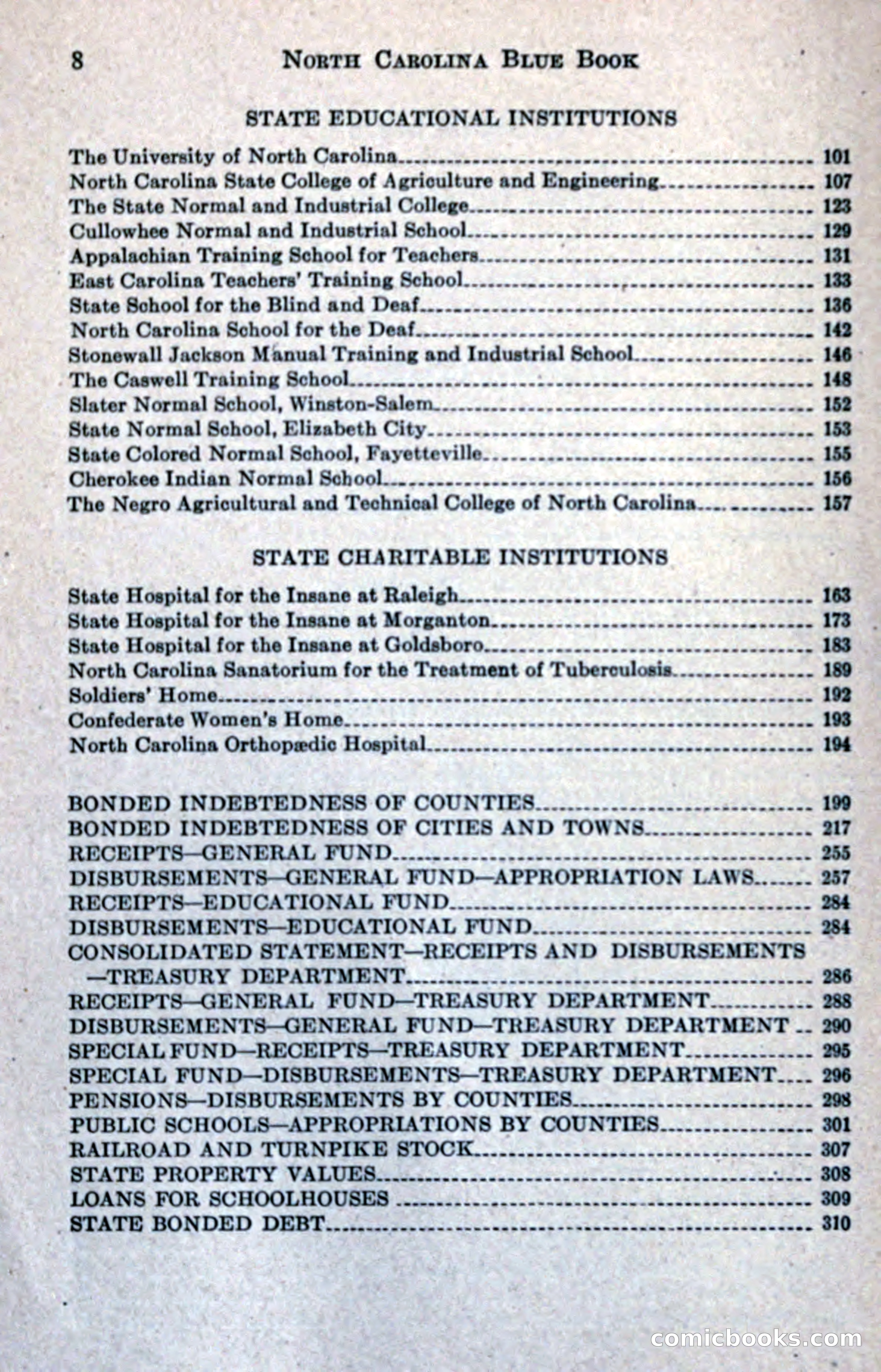 North Carolina Blue Book — page 12 of 327