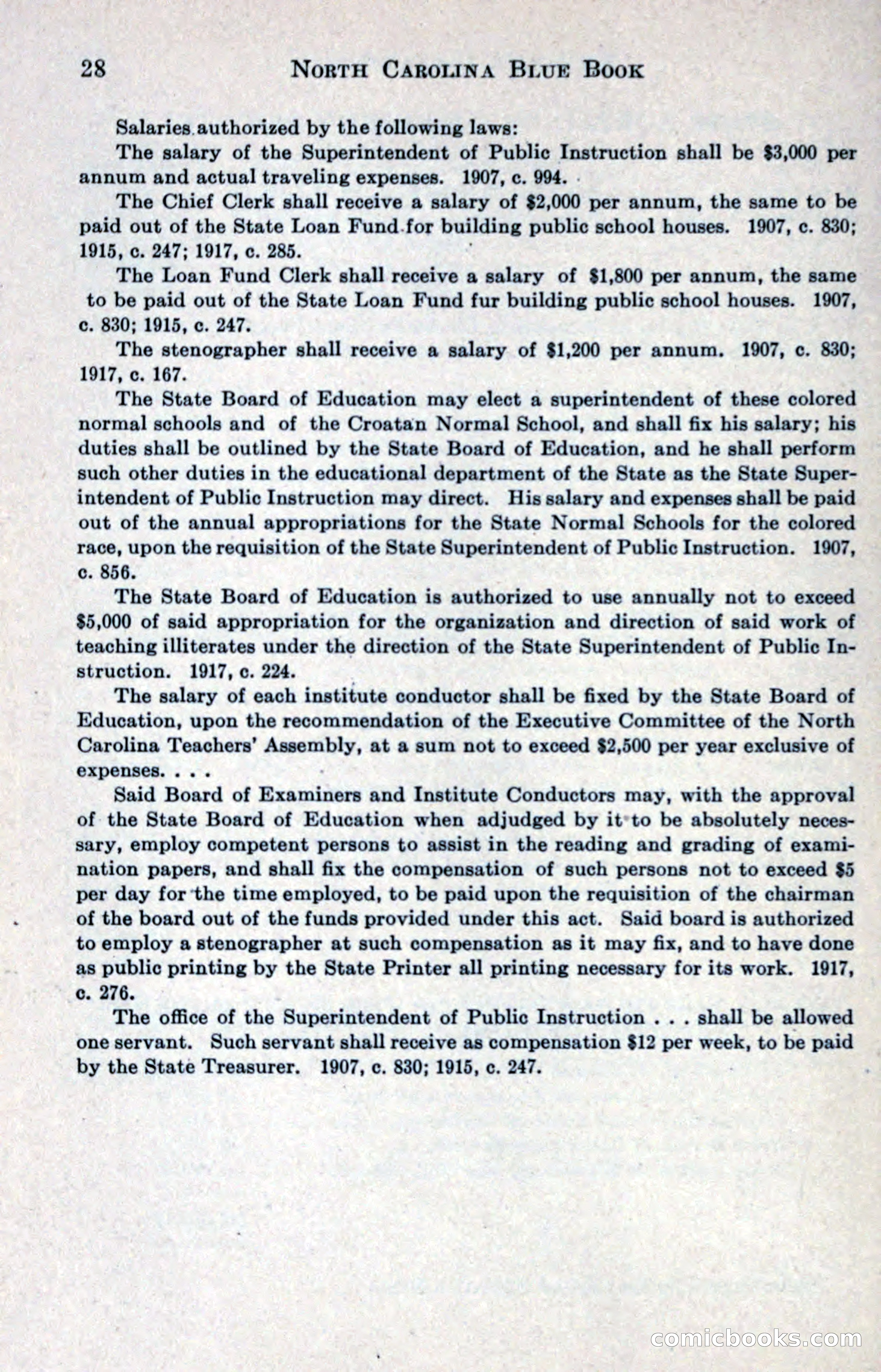 North Carolina Blue Book — page 40 of 327