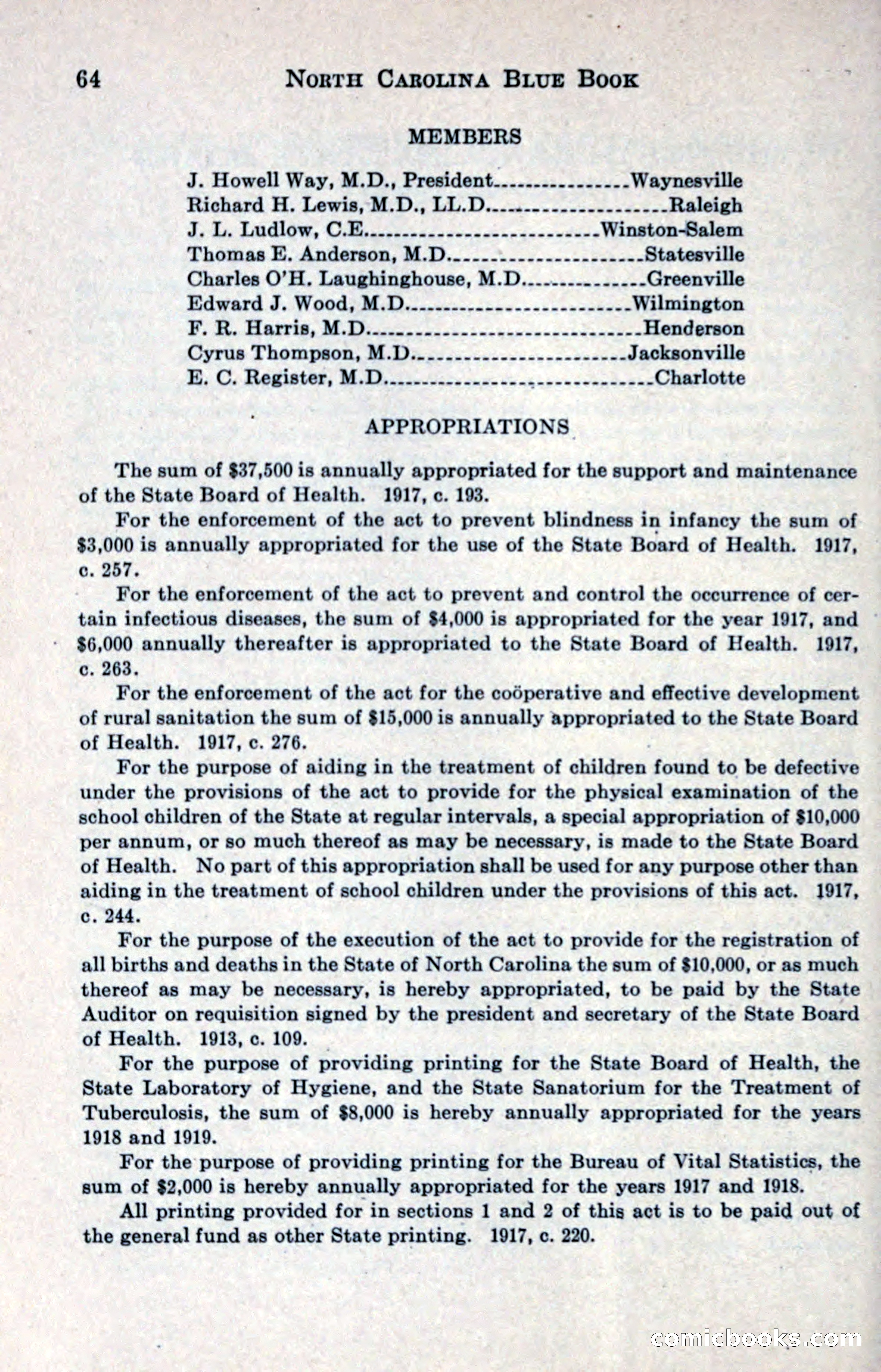 North Carolina Blue Book — page 76 of 327