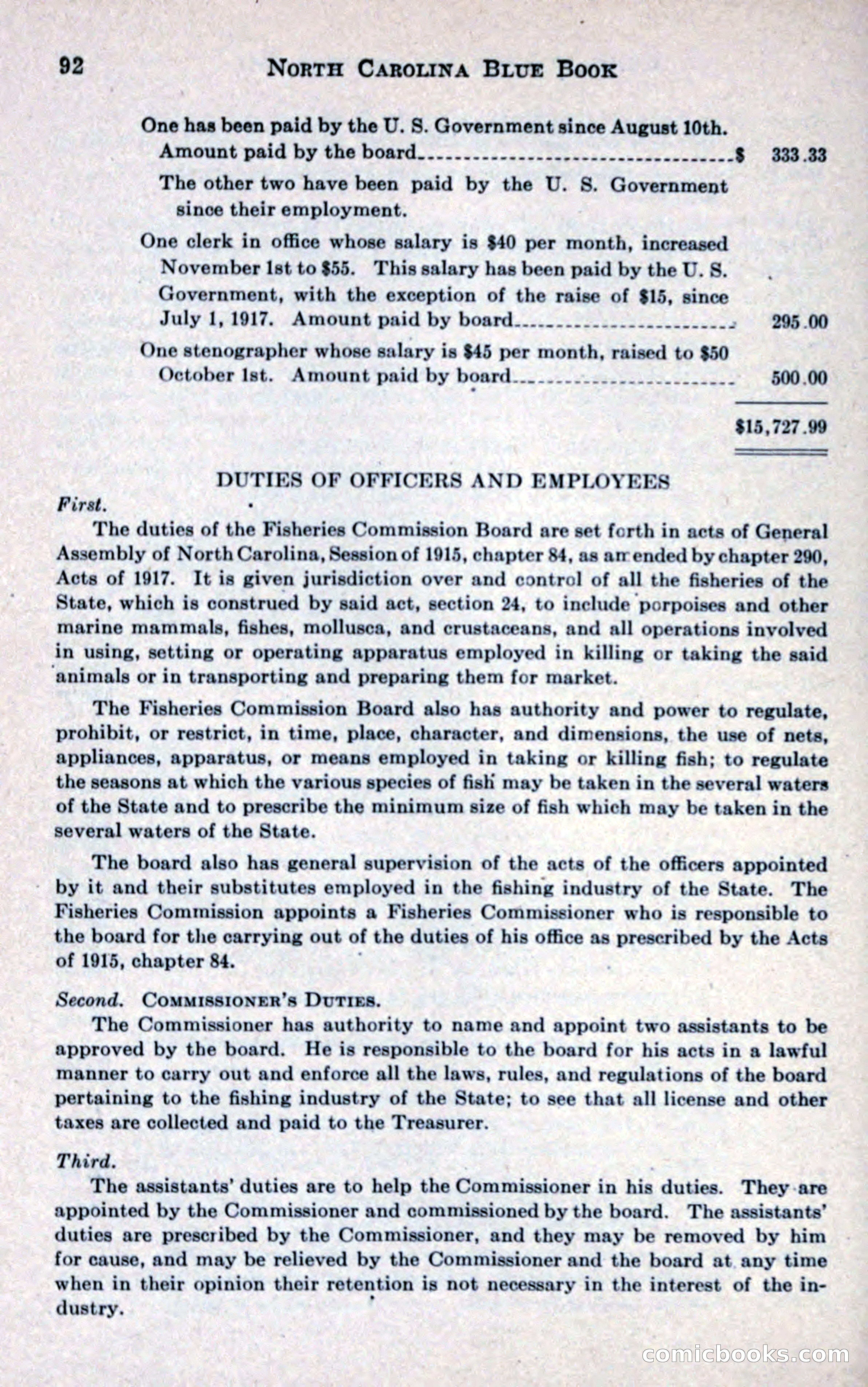 North Carolina Blue Book — page 104 of 327