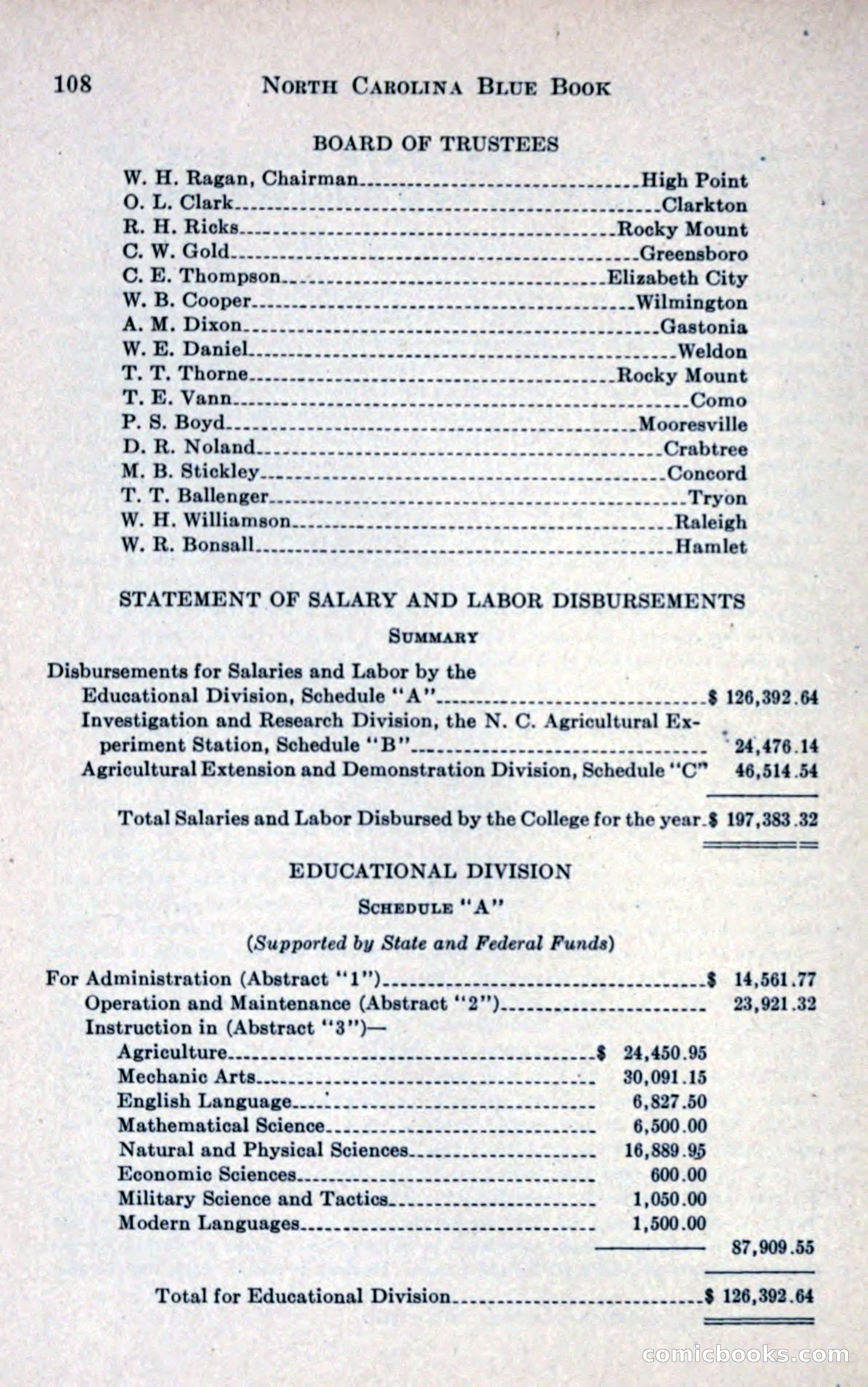 North Carolina Blue Book — page 120 of 327