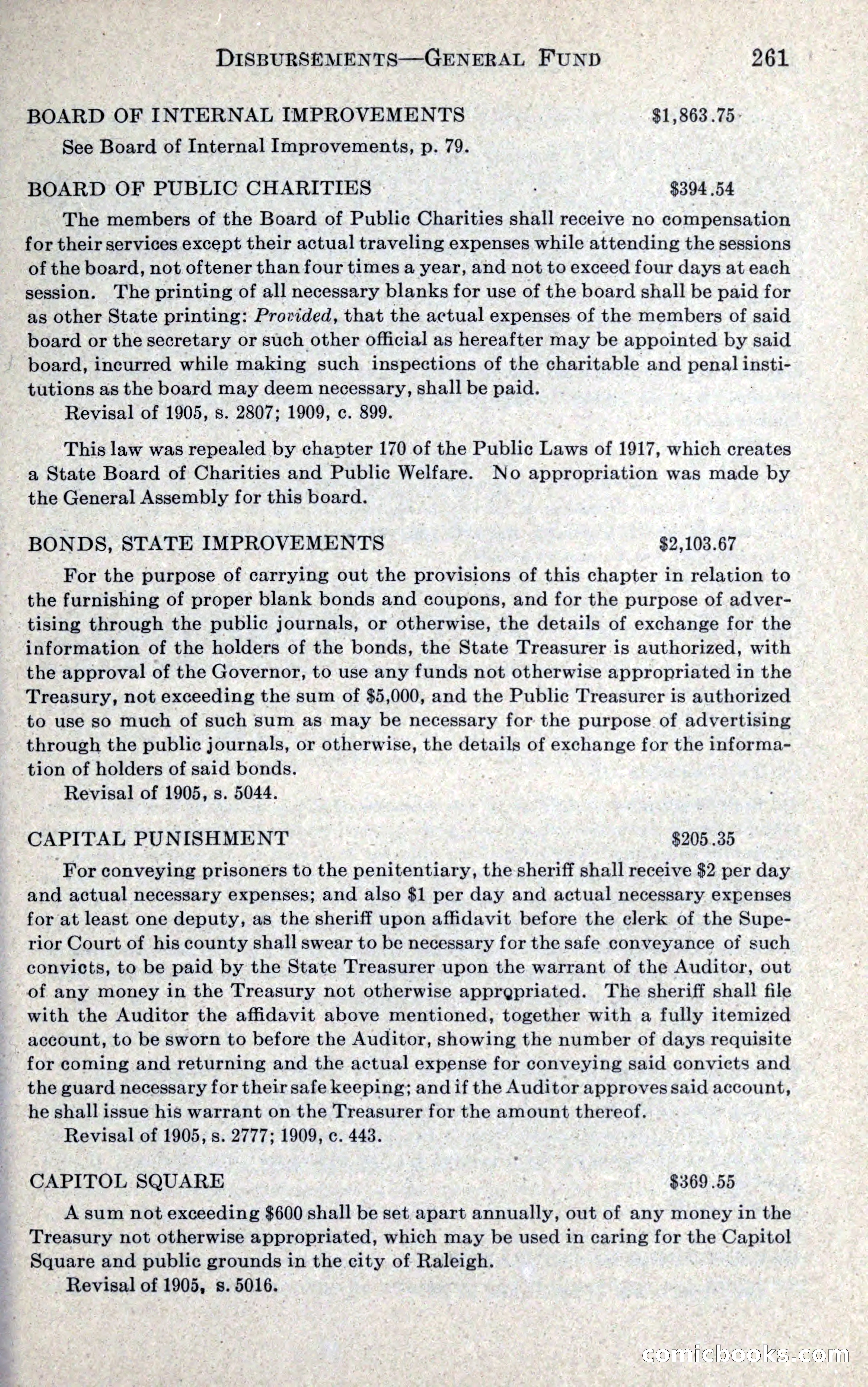 North Carolina Blue Book — page 273 of 327