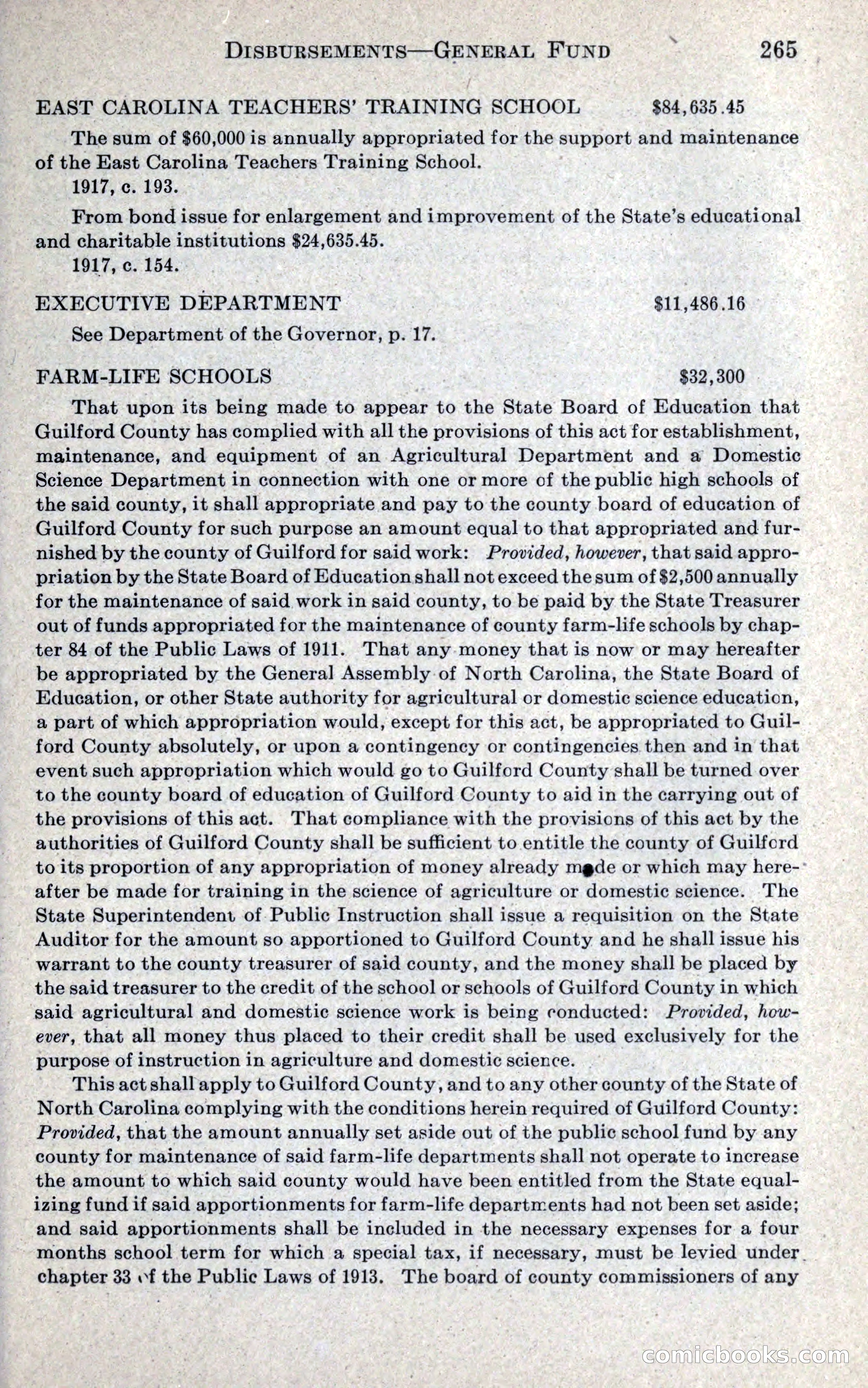 North Carolina Blue Book — page 277 of 327