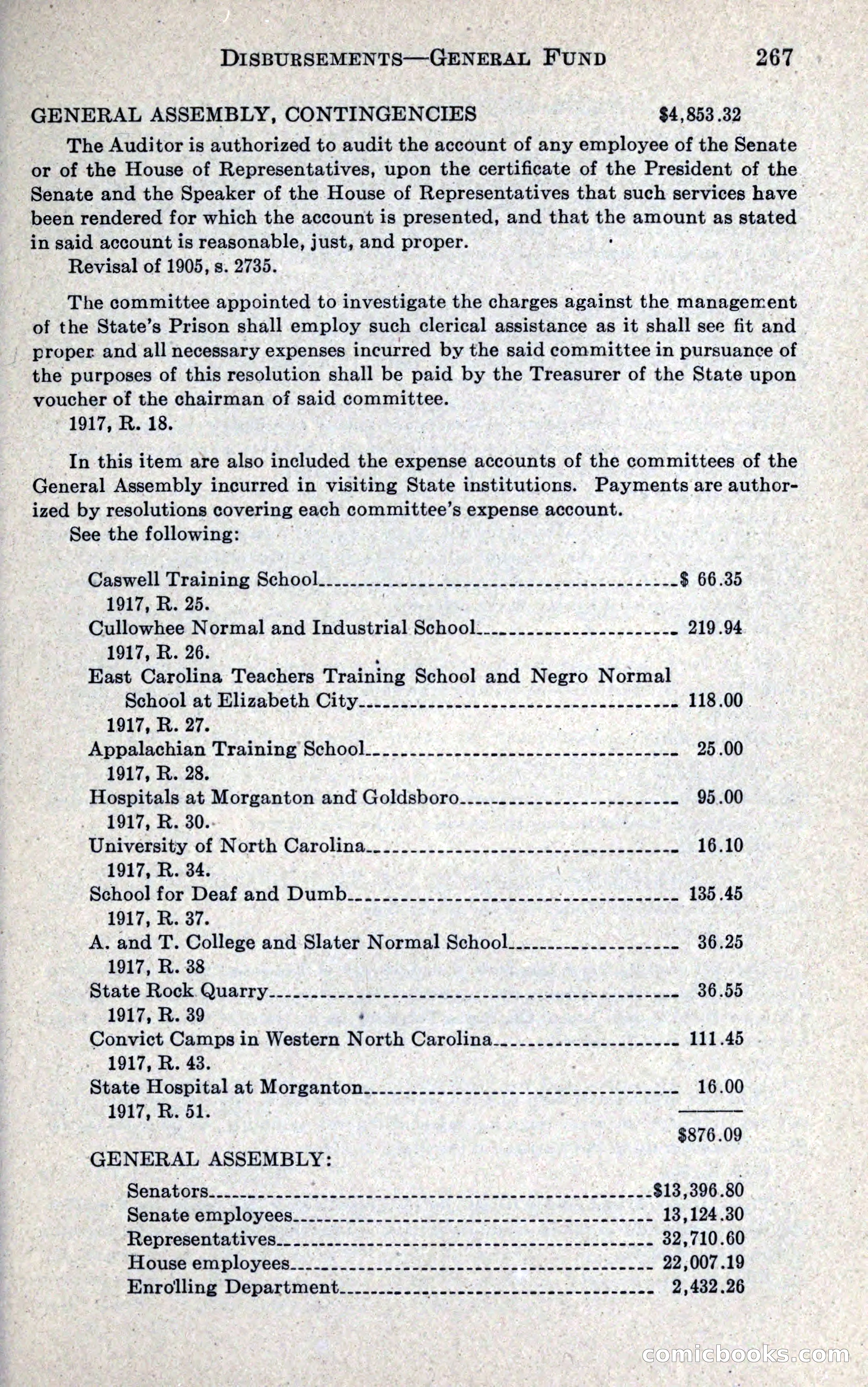 North Carolina Blue Book — page 279 of 327