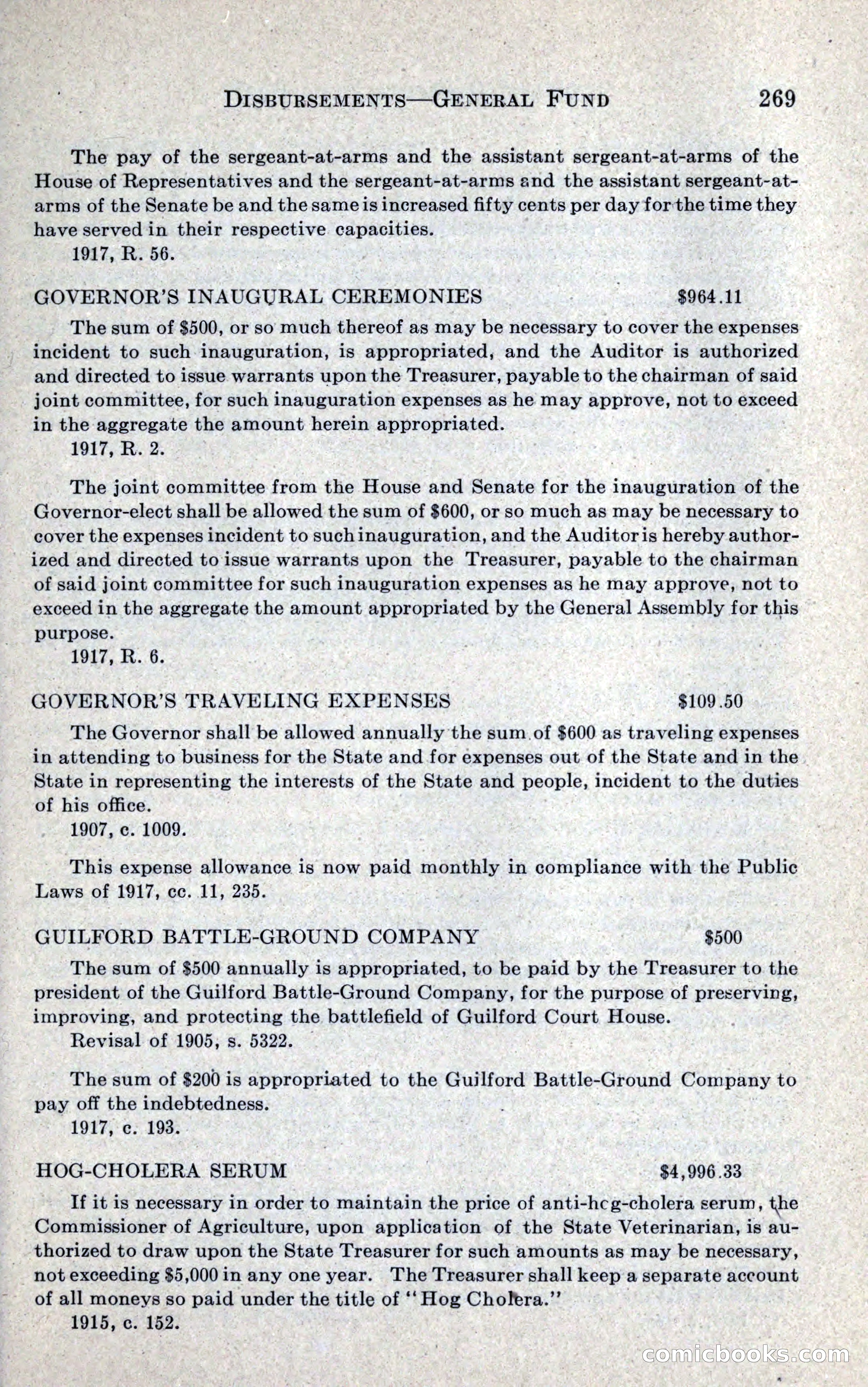 North Carolina Blue Book — page 281 of 327