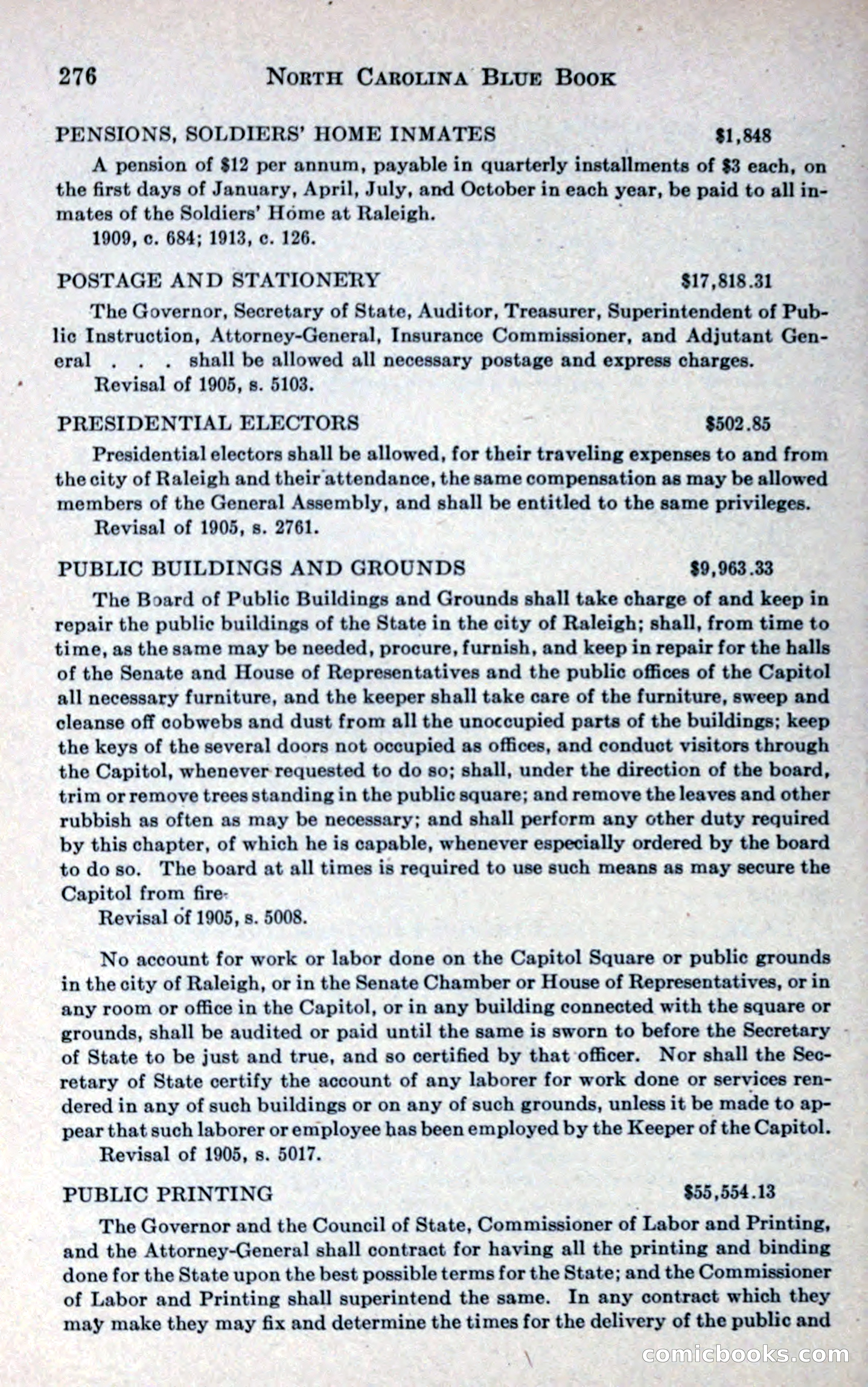 North Carolina Blue Book — page 288 of 327