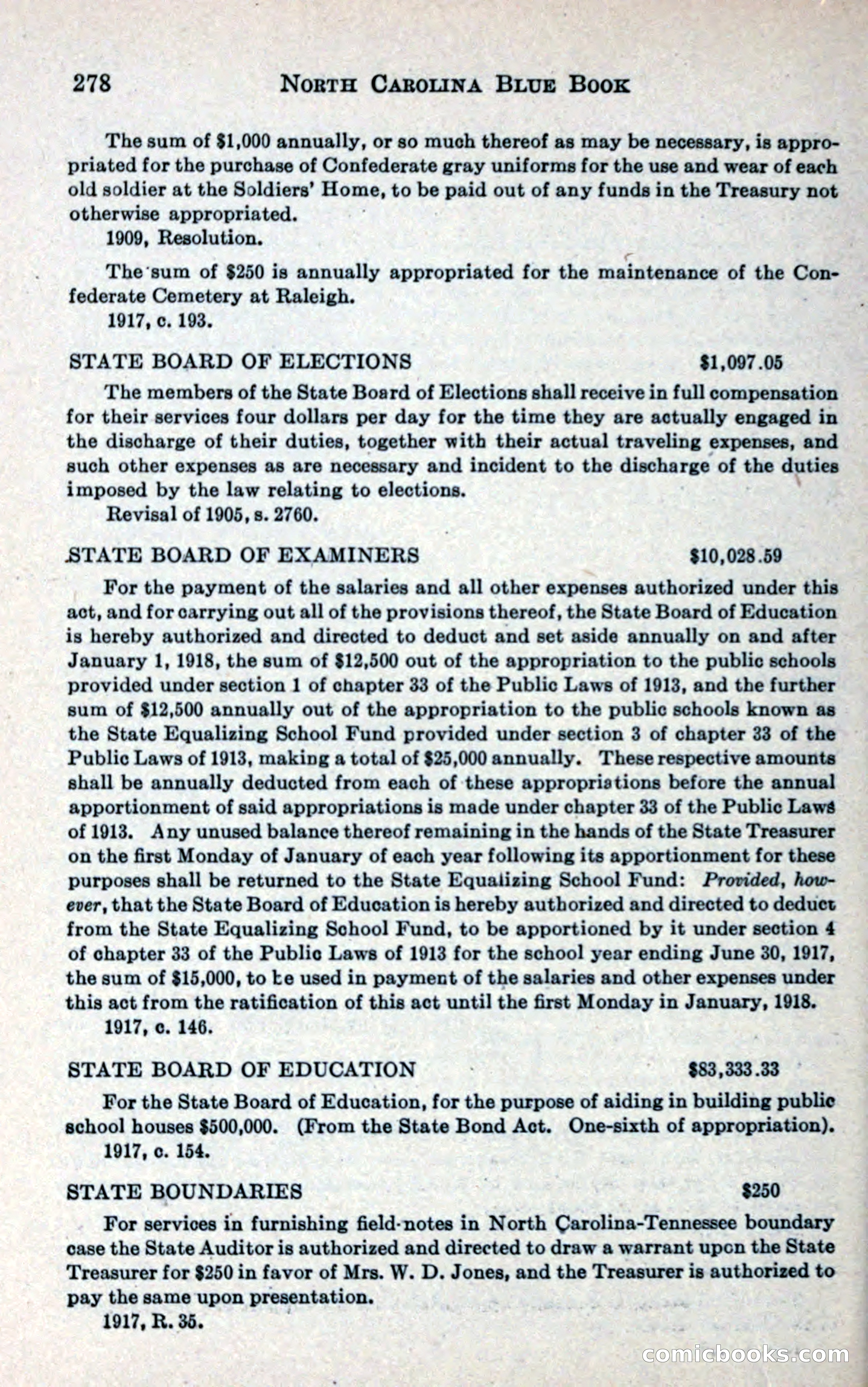 North Carolina Blue Book — page 290 of 327