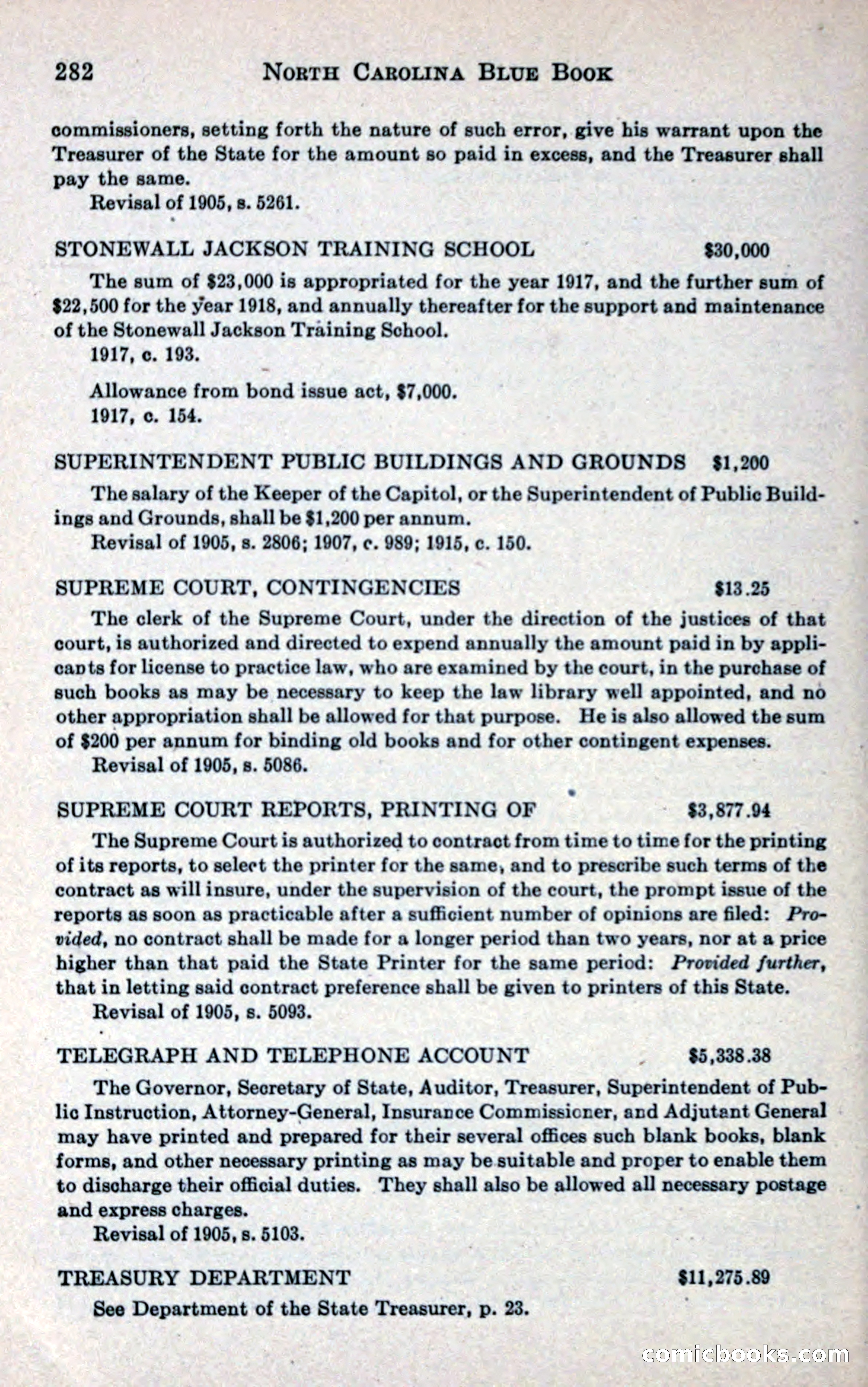 North Carolina Blue Book — page 294 of 327
