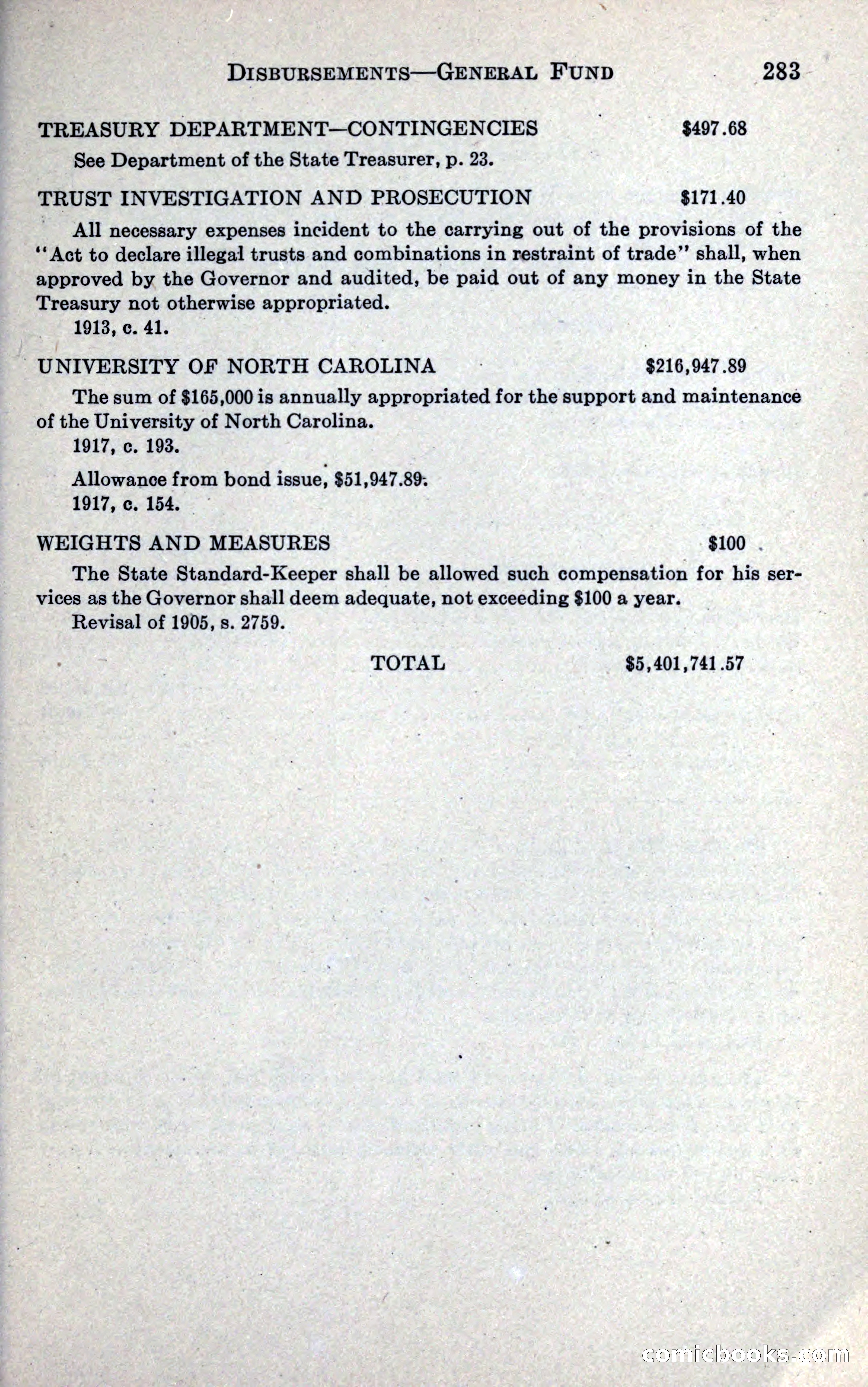 North Carolina Blue Book — page 295 of 327