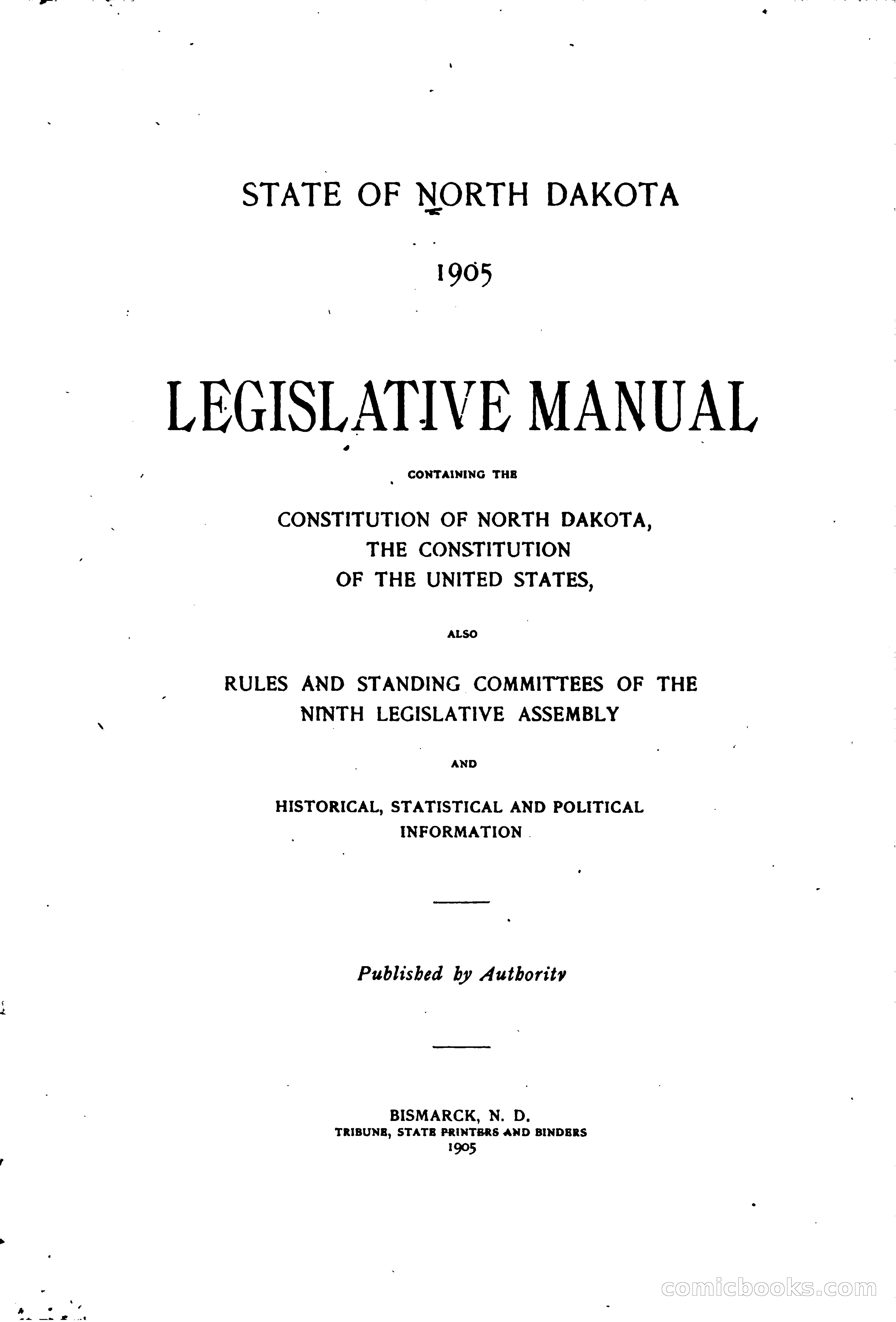 North Dakota Blue Book — page 8 of 394