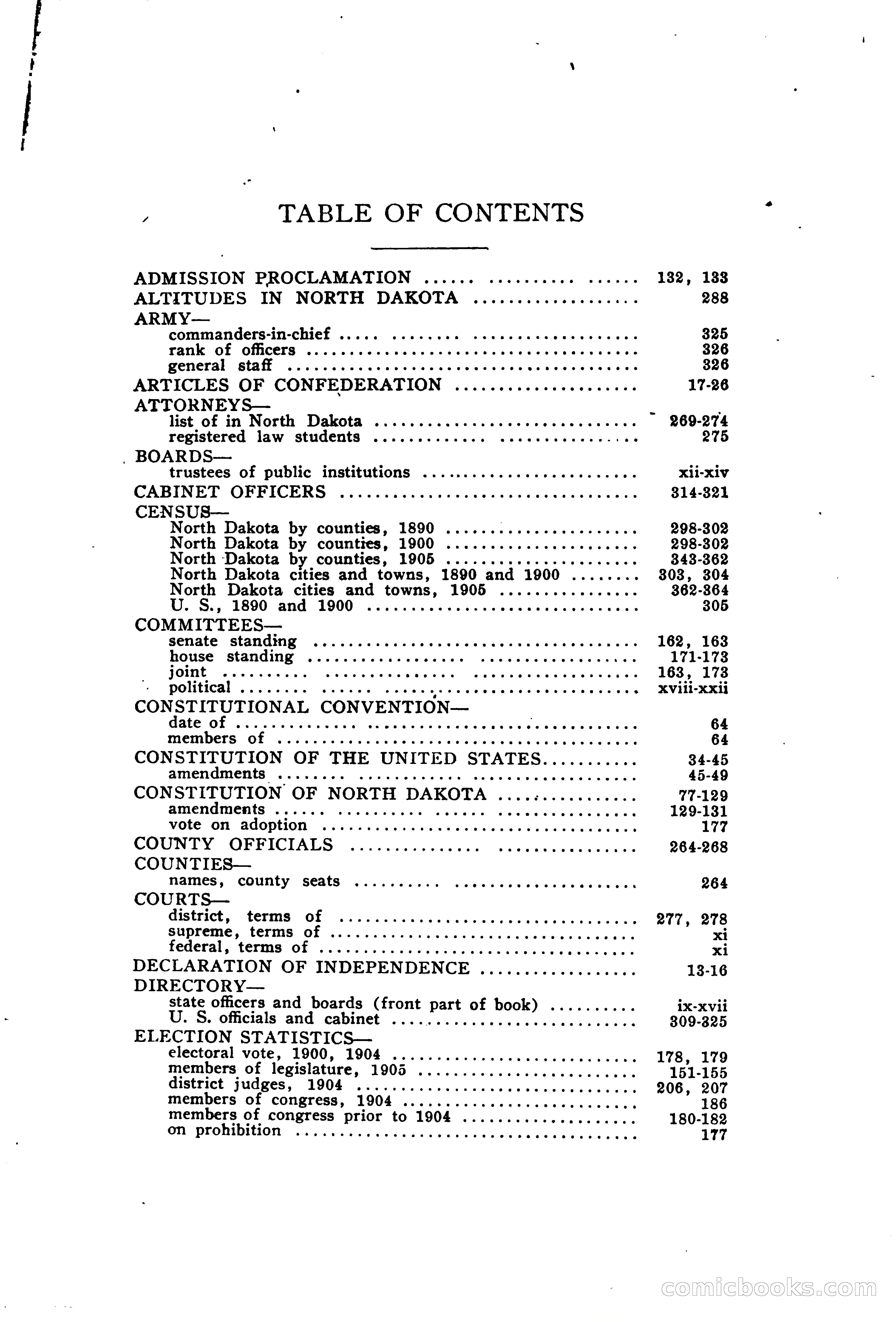 North Dakota Blue Book — page 12 of 394