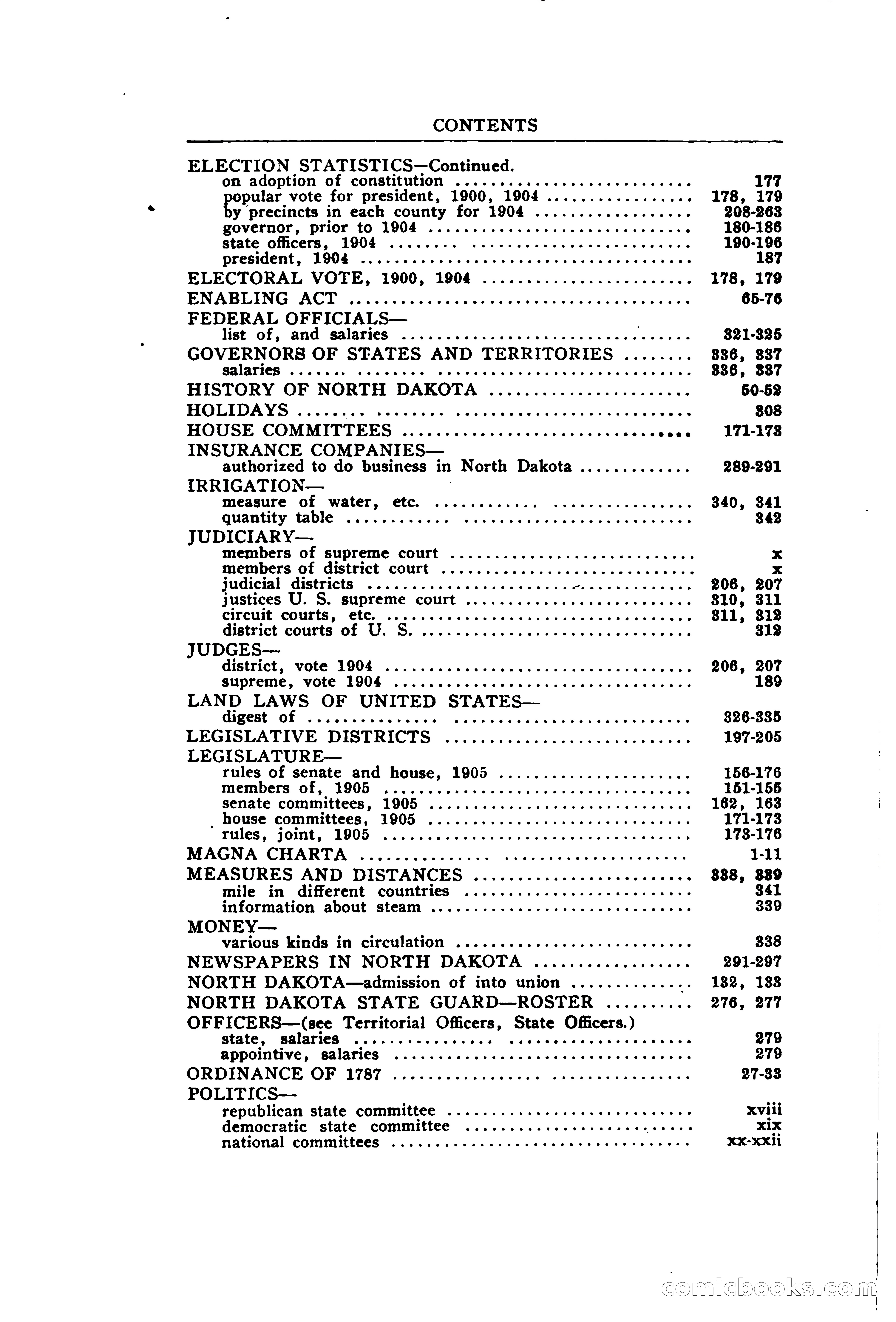 North Dakota Blue Book — page 15 of 394