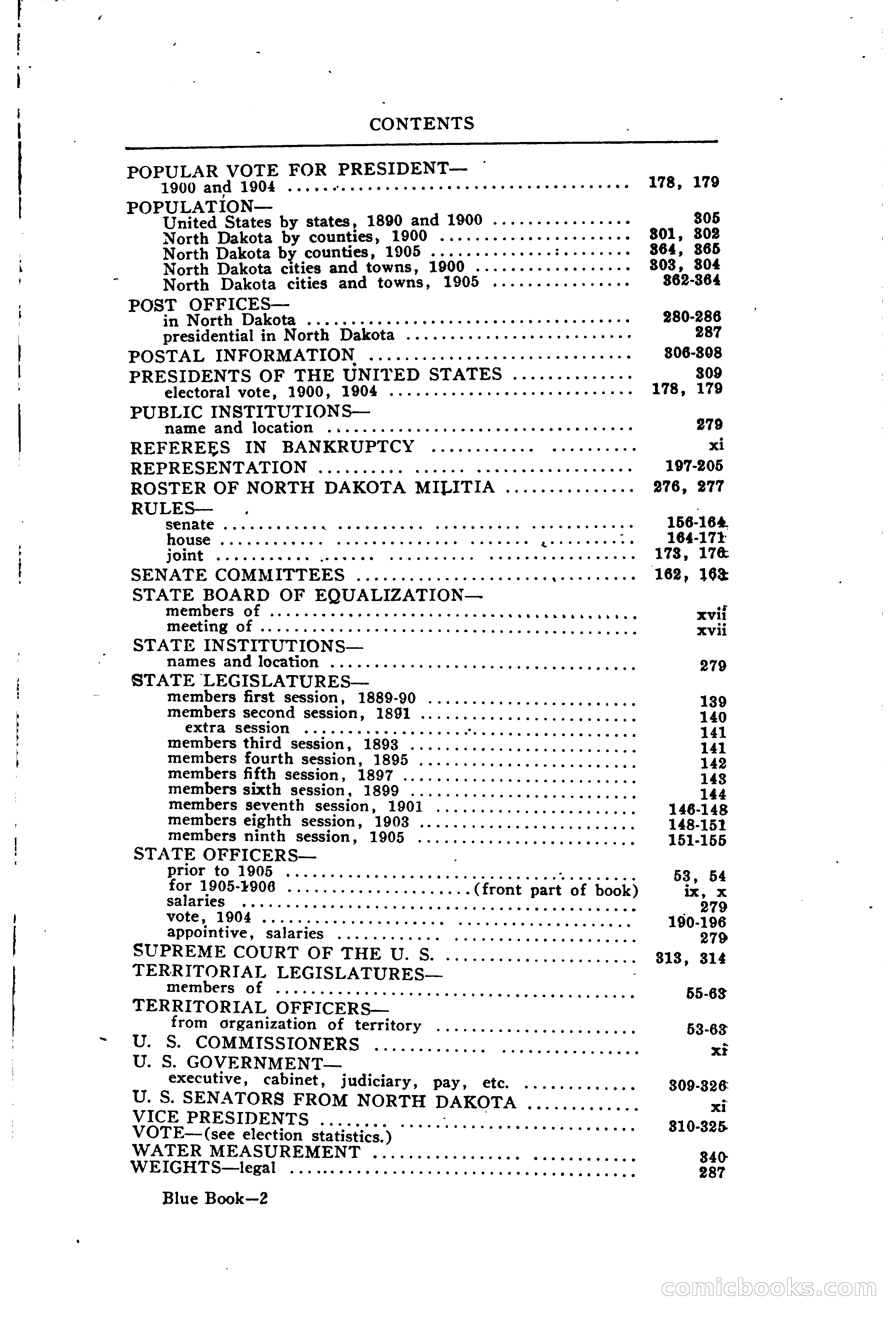 North Dakota Blue Book — page 16 of 394