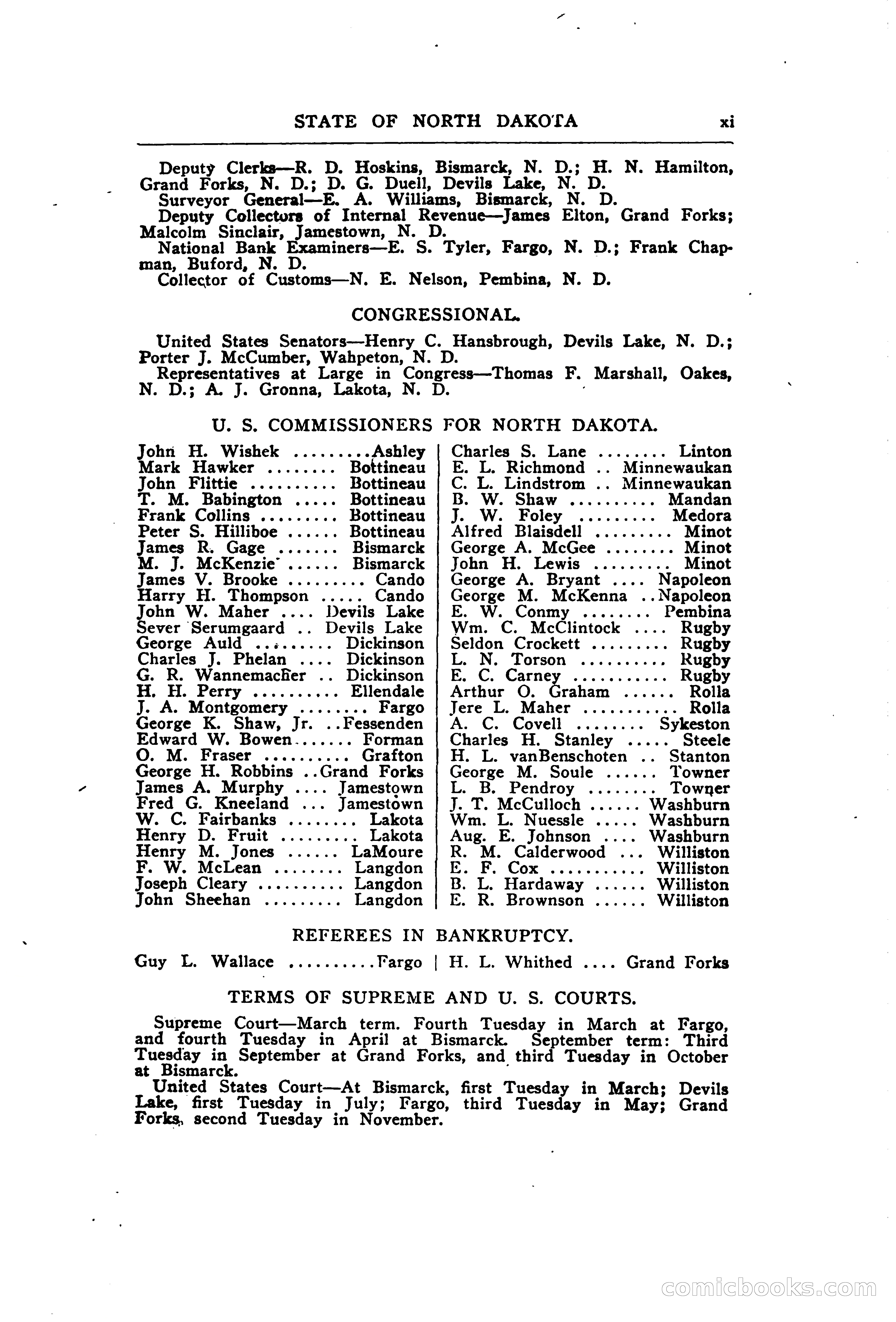 North Dakota Blue Book — page 20 of 394