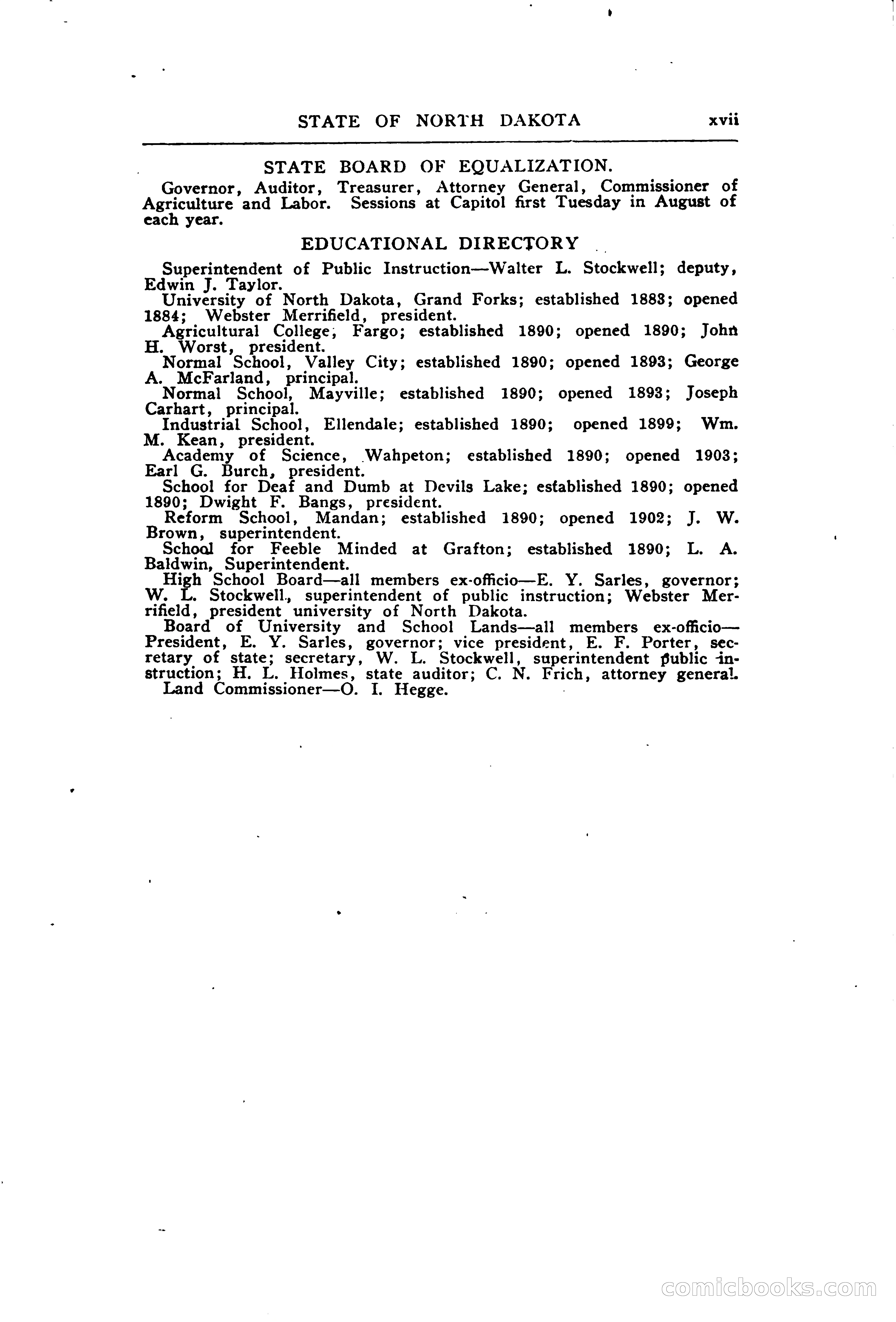 North Dakota Blue Book — page 26 of 394