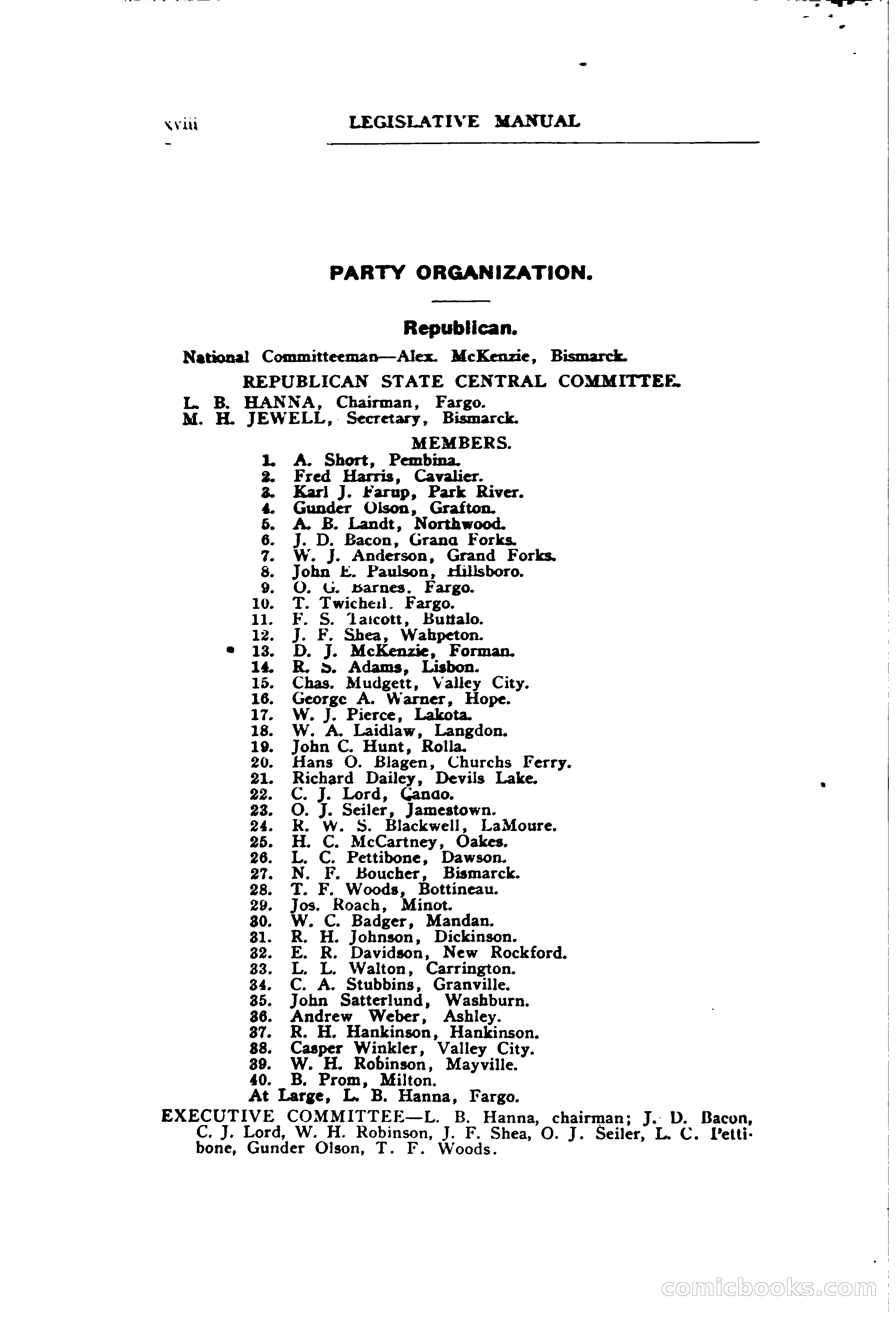 North Dakota Blue Book — page 27 of 394