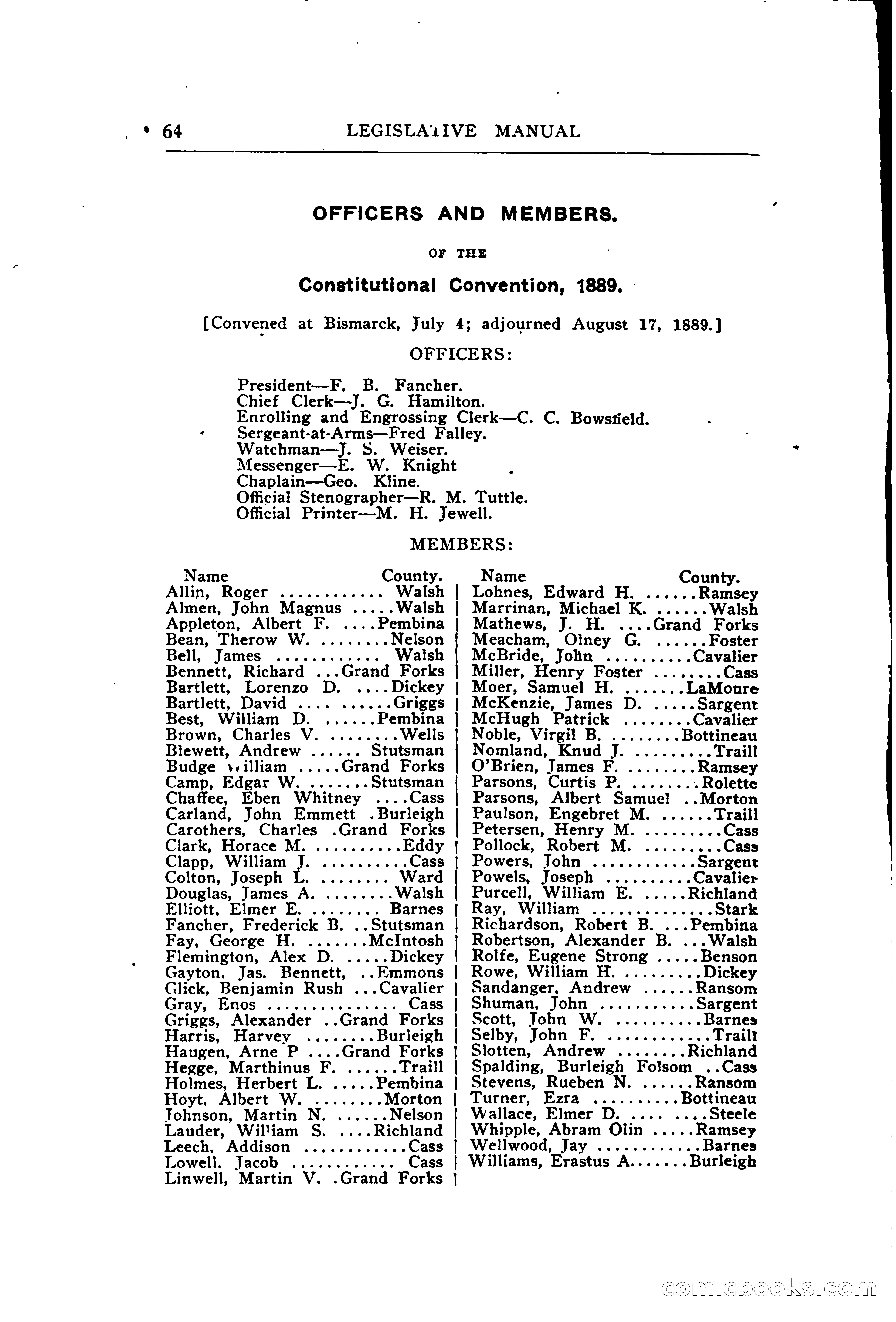 North Dakota Blue Book — page 105 of 394