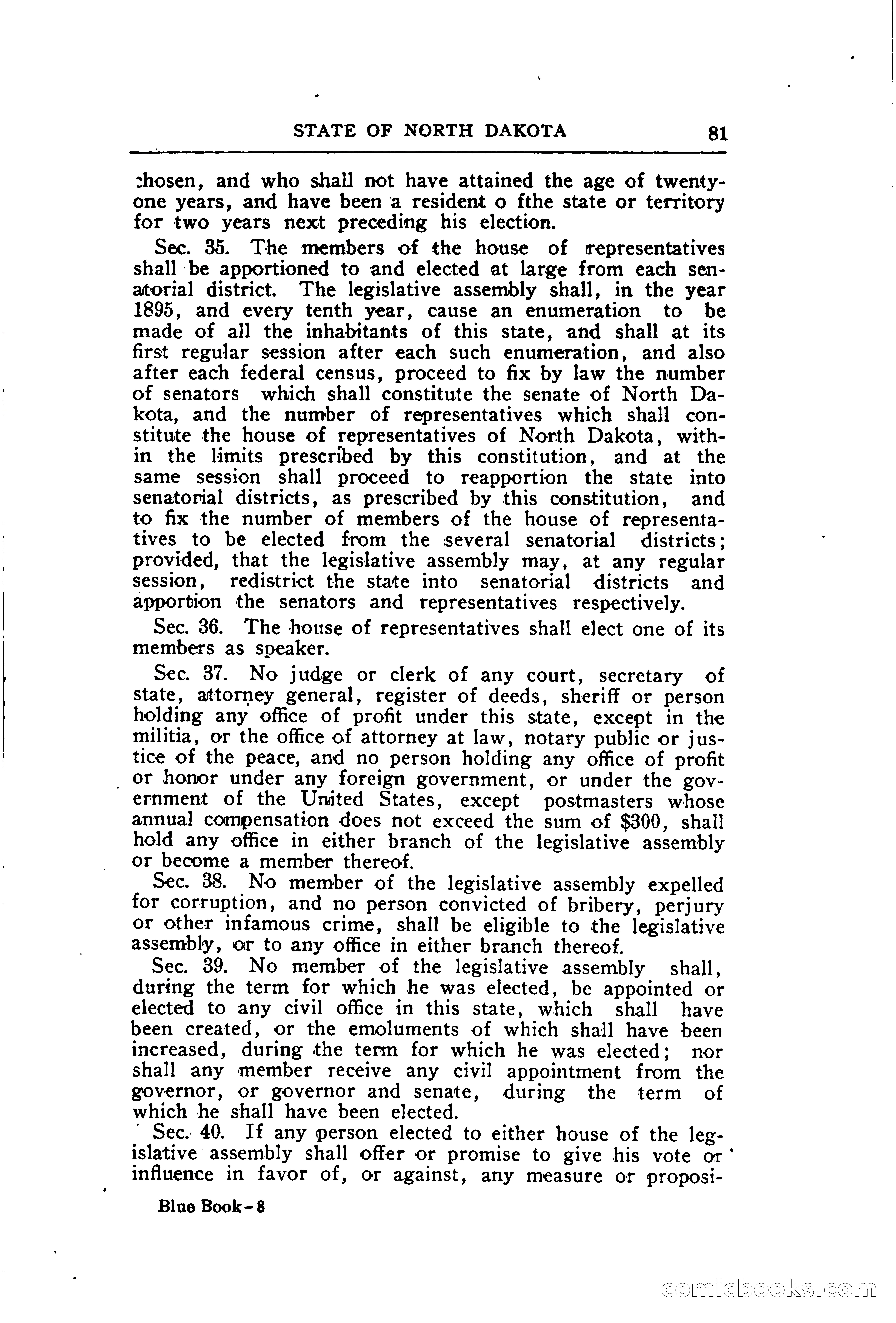 North Dakota Blue Book — page 122 of 394