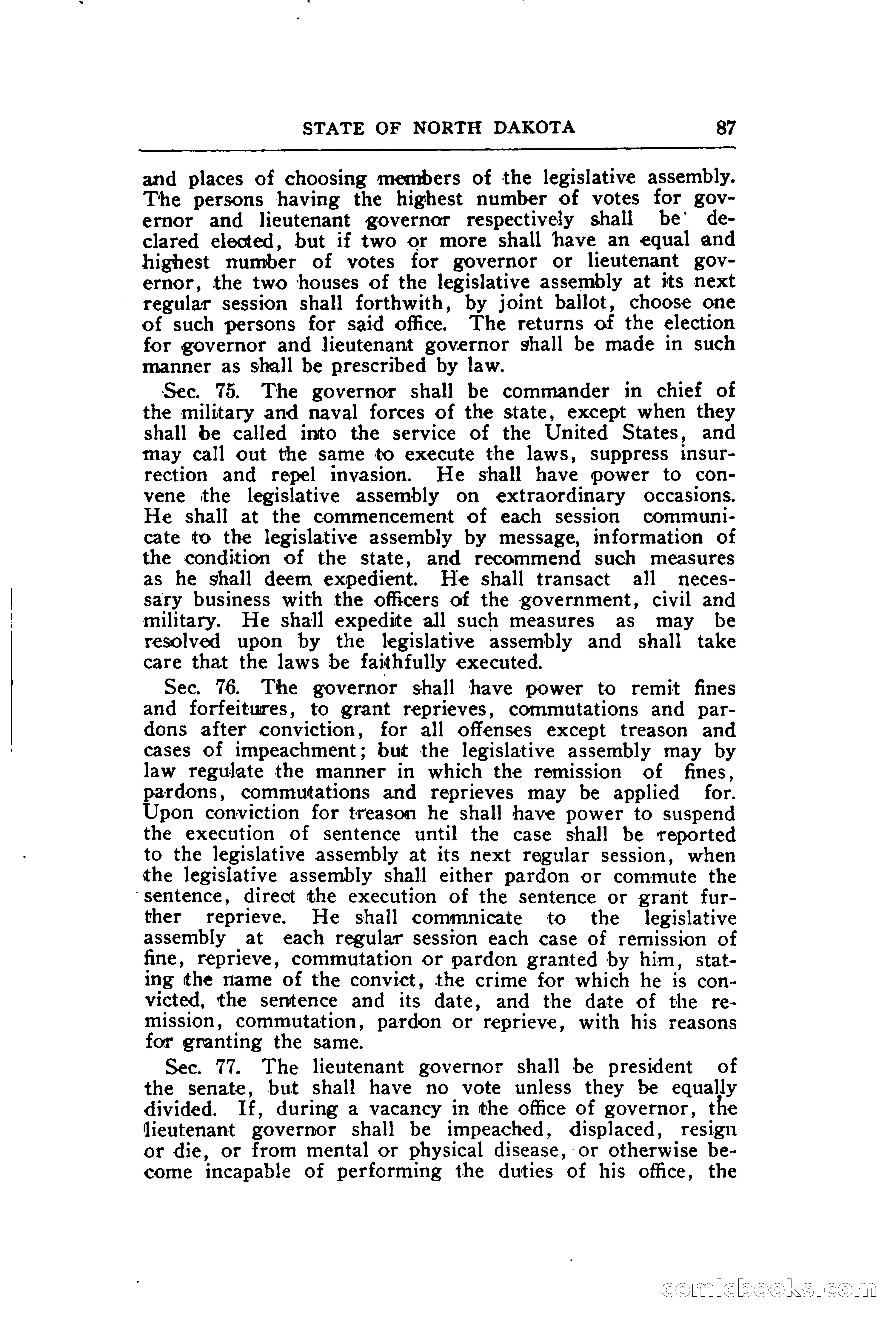 North Dakota Blue Book — page 128 of 394
