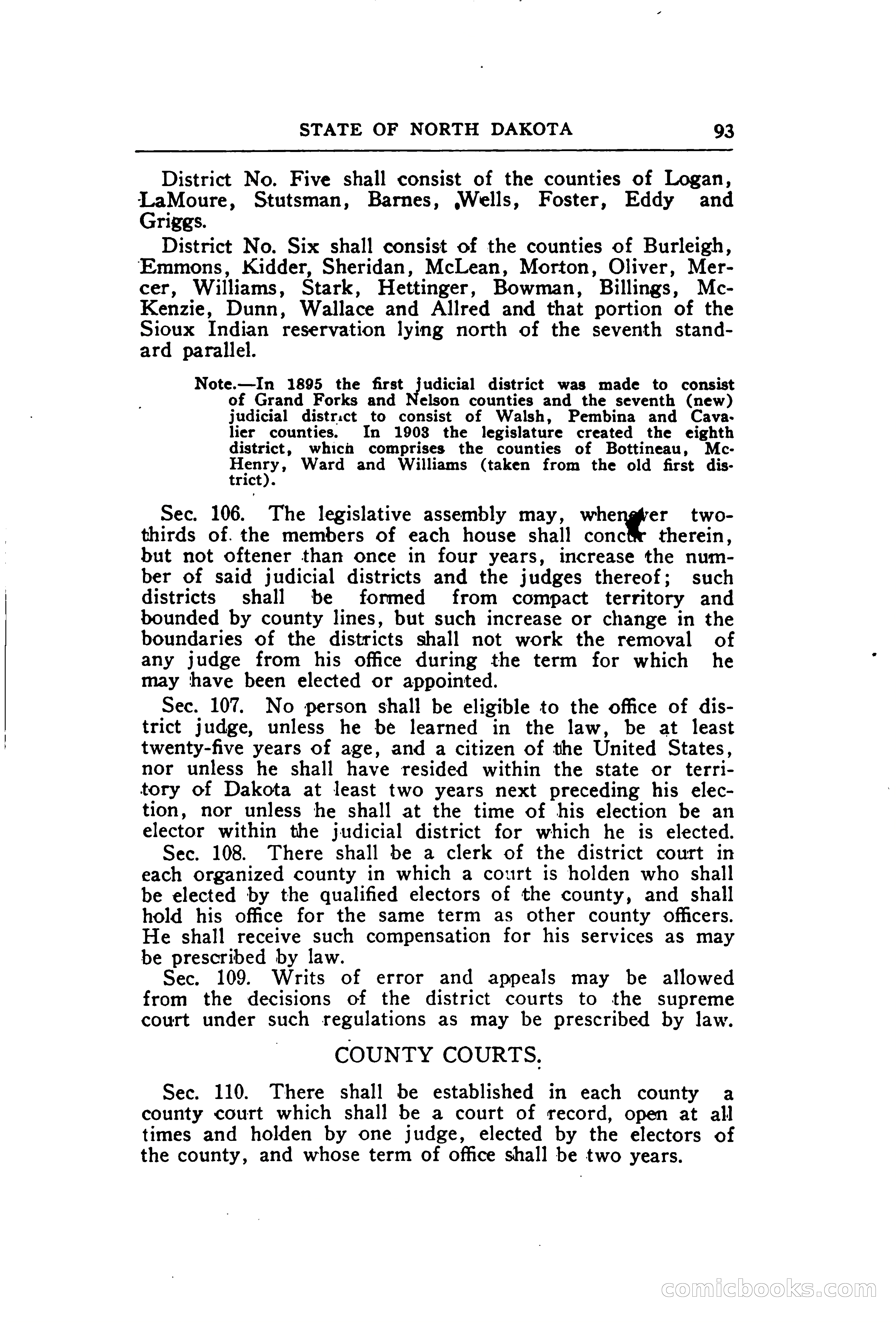 North Dakota Blue Book — page 134 of 394