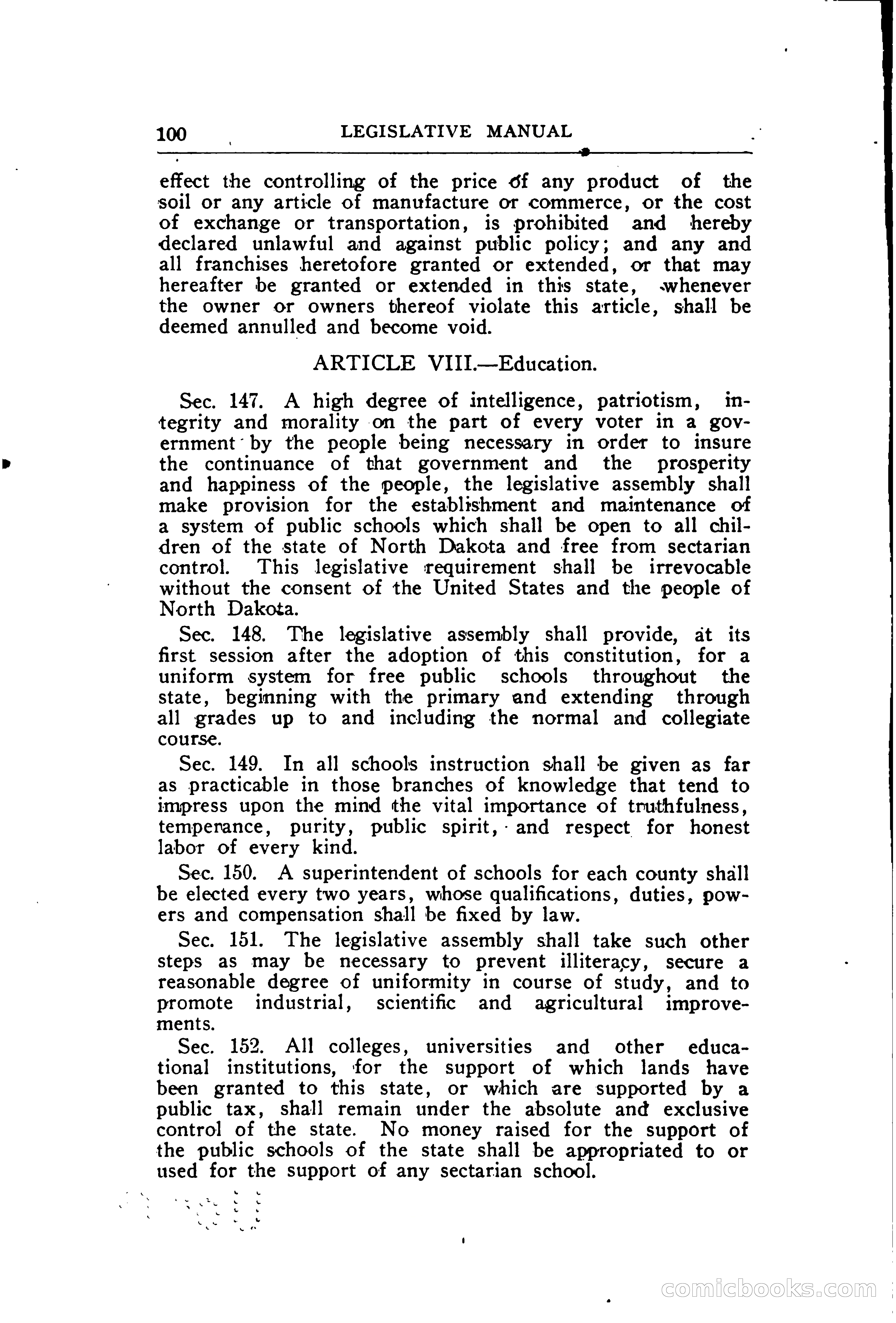 North Dakota Blue Book — page 141 of 394