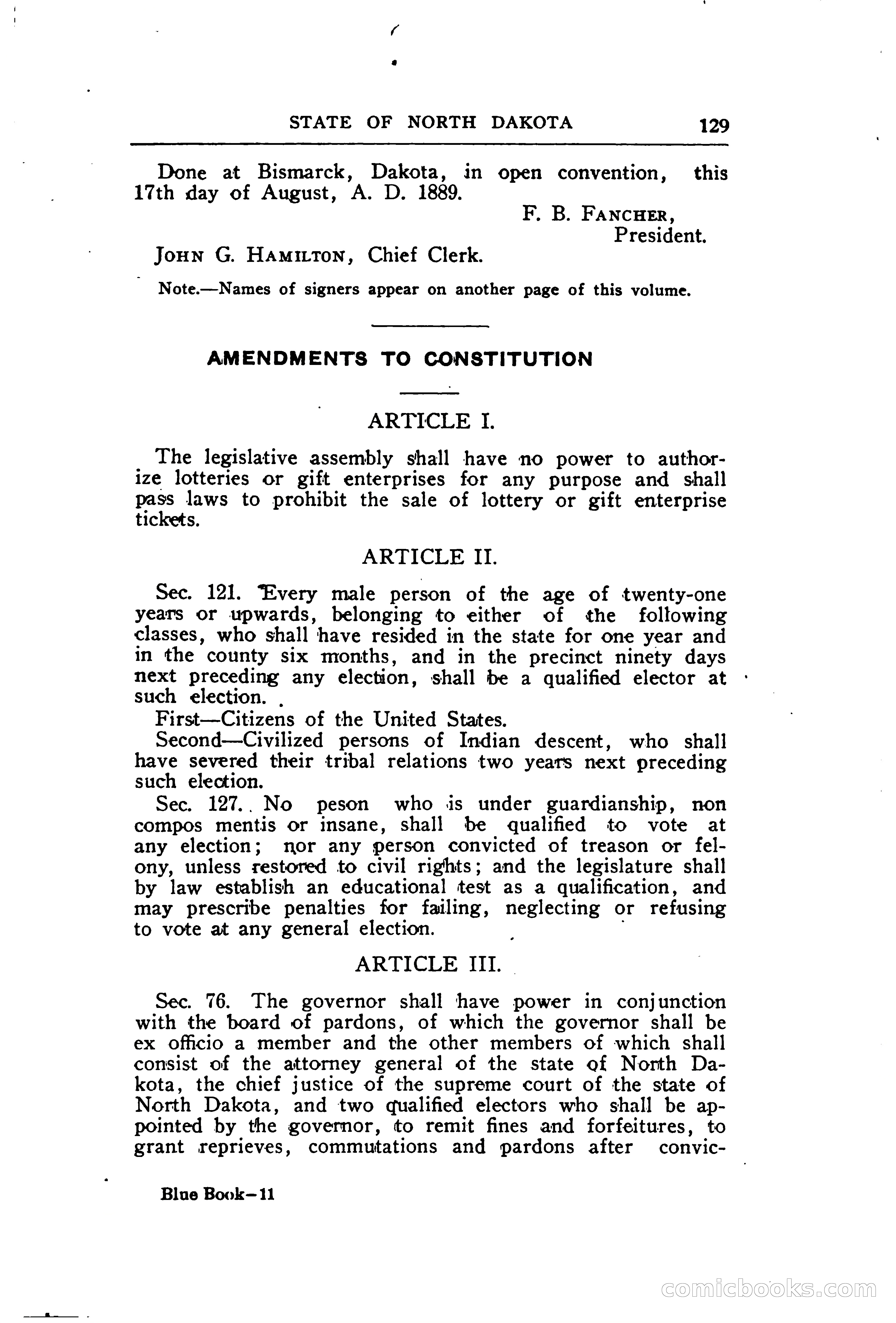 North Dakota Blue Book — page 170 of 394