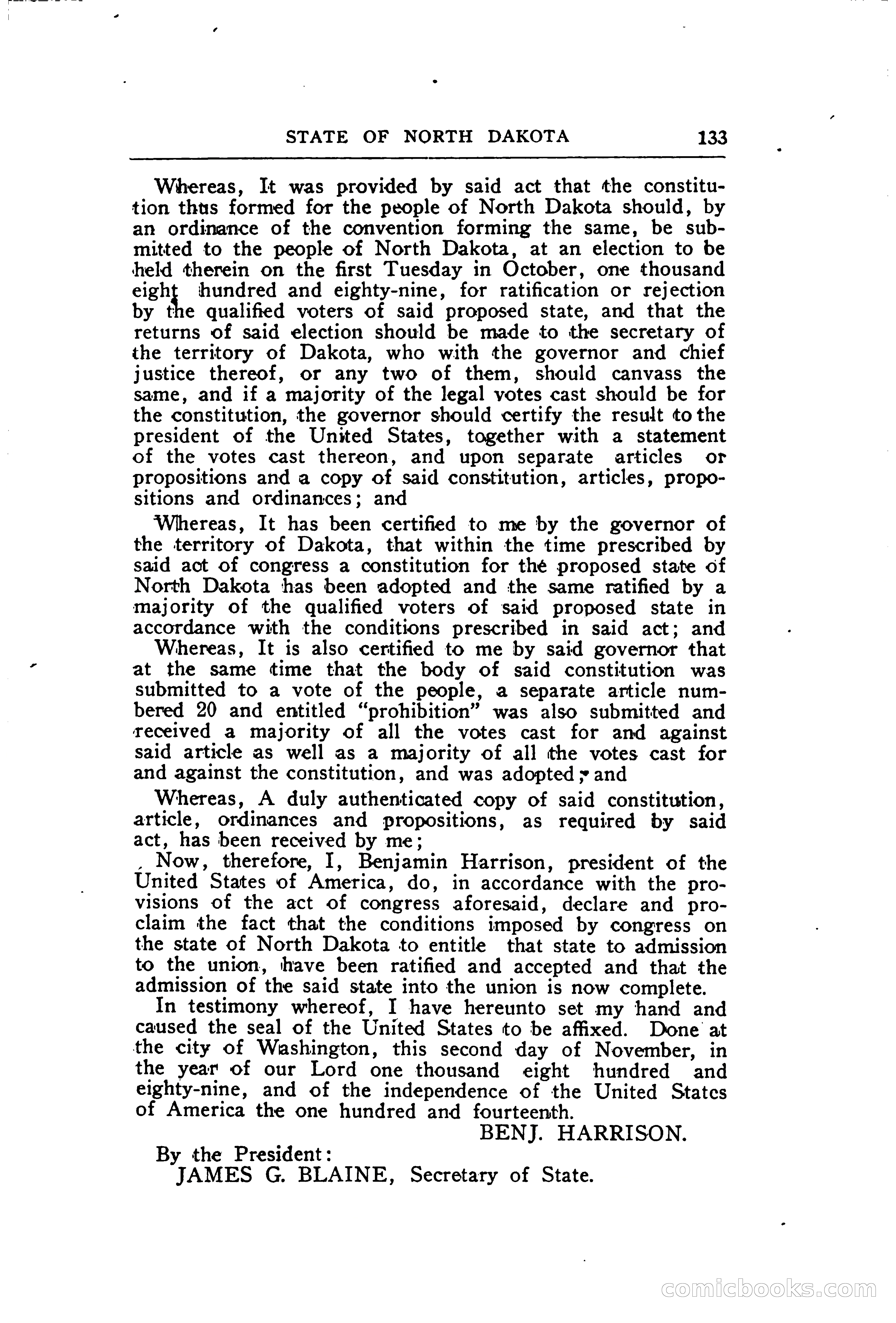 North Dakota Blue Book — page 174 of 394