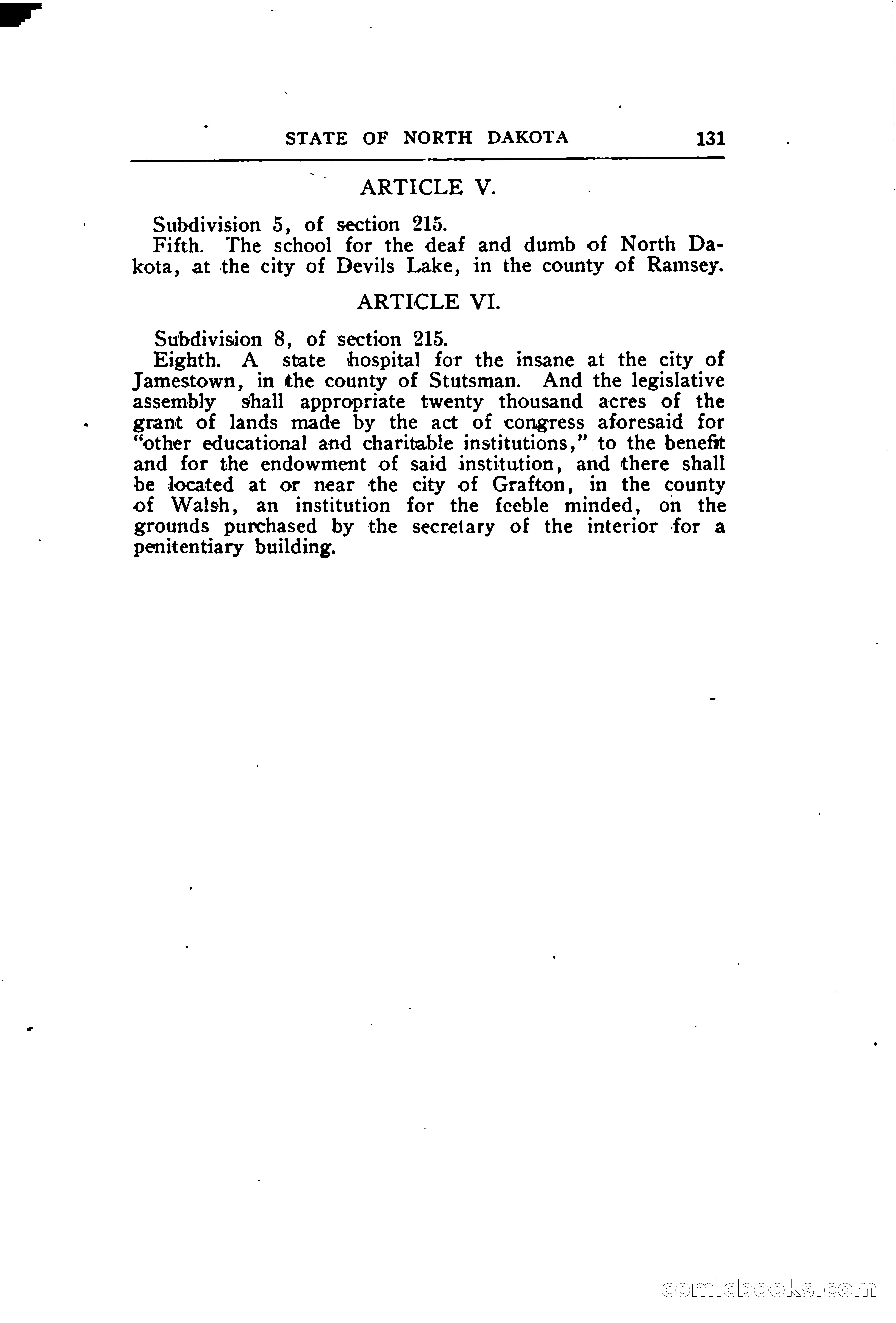 North Dakota Blue Book — page 182 of 394
