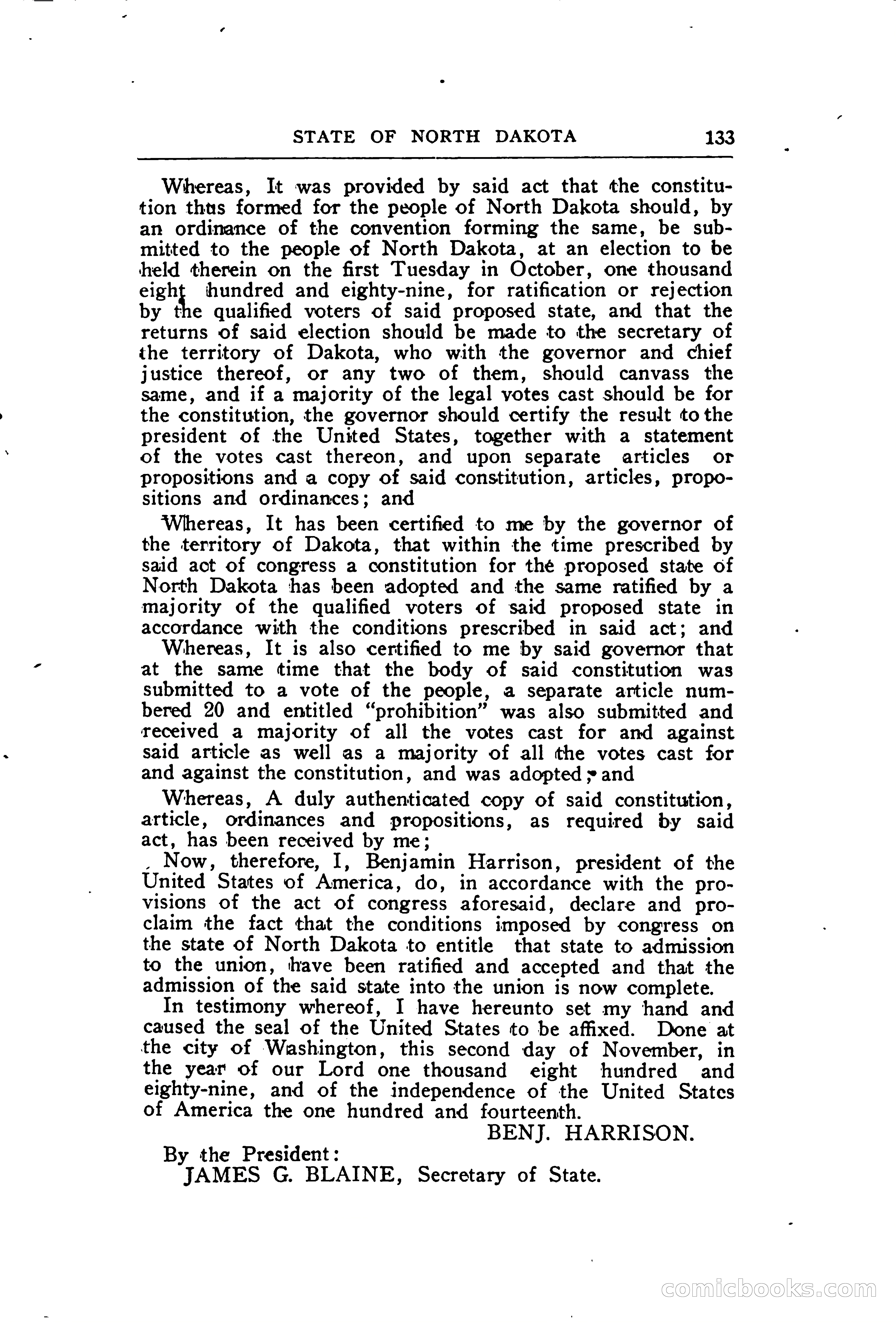 North Dakota Blue Book — page 184 of 394