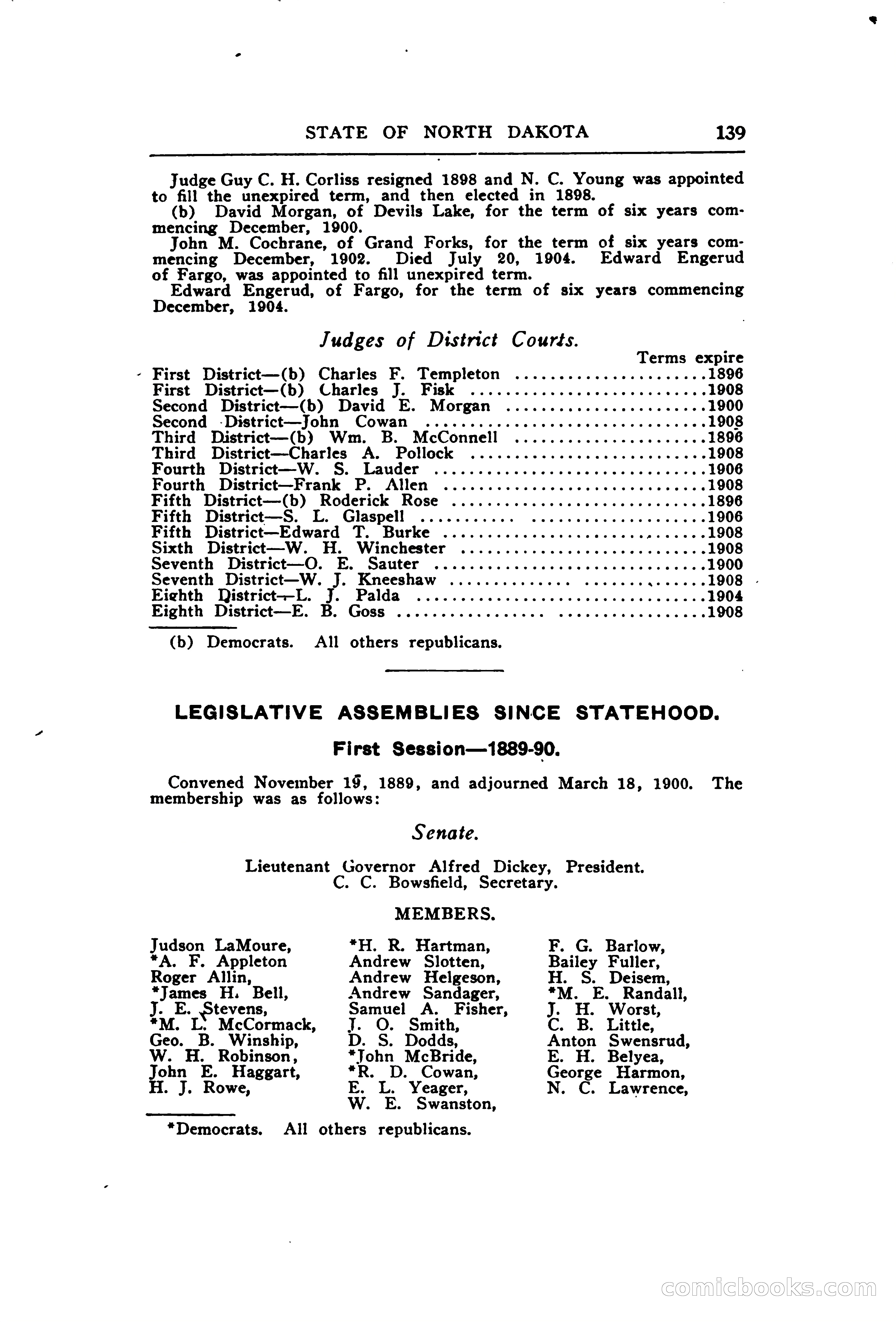 North Dakota Blue Book — page 190 of 394